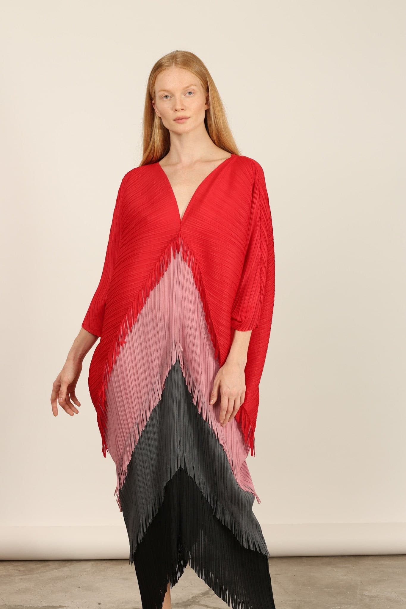 CAFTAN PLEATED DRESS MARA KAFTAN - MOMO STUDIO BERLIN - Berlin Concept Store - sustainable & ethical fashion