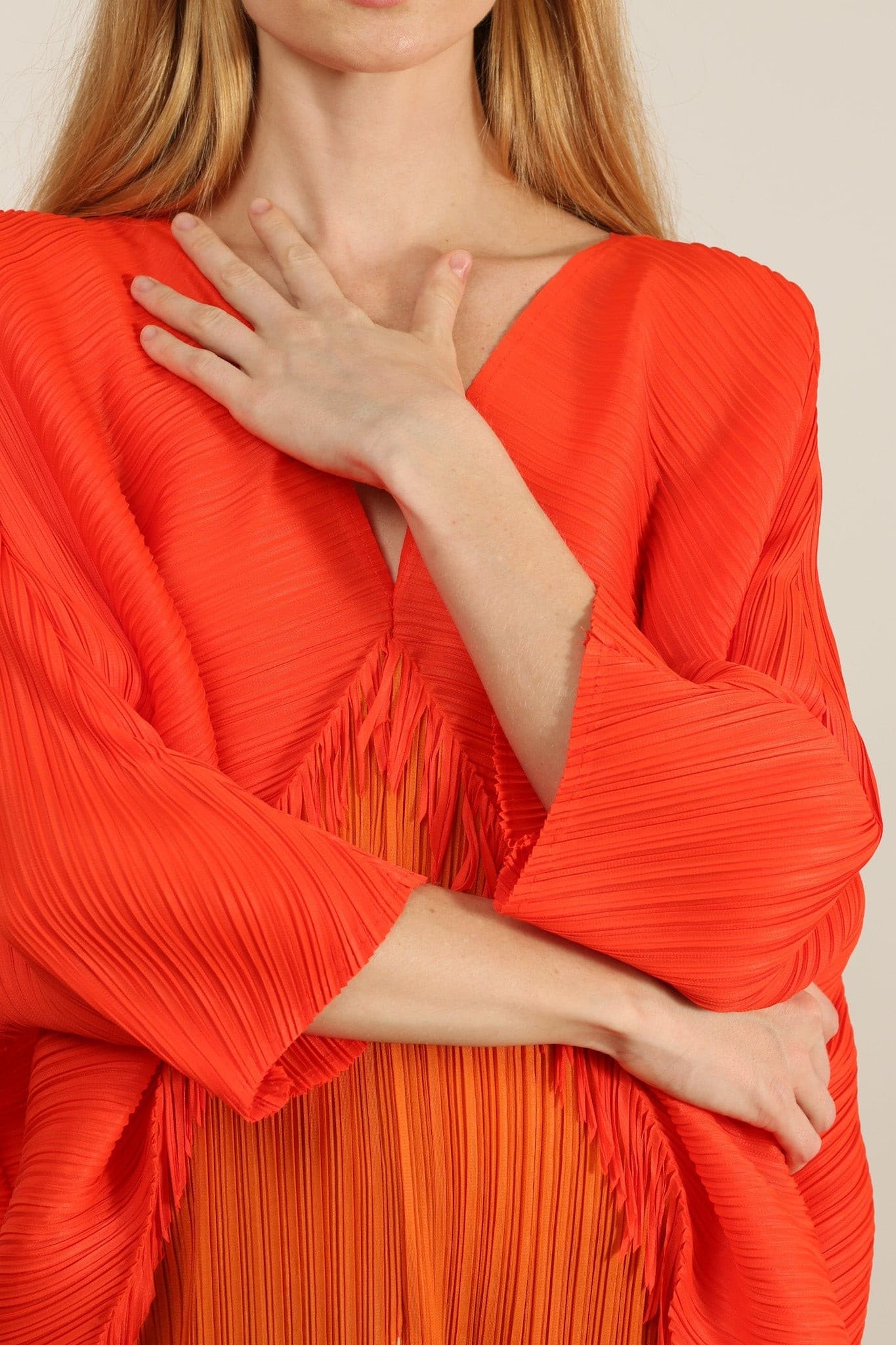 CAFTAN PLEATED DRESS MARA KAFTAN - MOMO STUDIO BERLIN - Berlin Concept Store - sustainable & ethical fashion