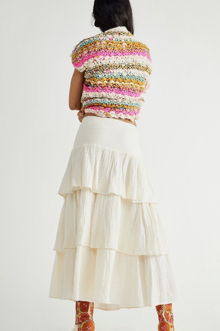 CAN’T STOP THE SPRING TIERED MAXI SKIRT - MOMO STUDIO BERLIN - Berlin Concept Store - sustainable & ethical fashion