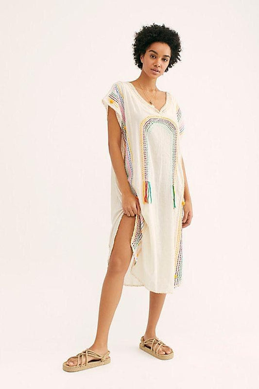 CHASING RAINBOW EMBROIDERED KAFTAN X FREE PEOPLE - MOMO STUDIO BERLIN - Berlin Concept Store - sustainable & ethical fashion