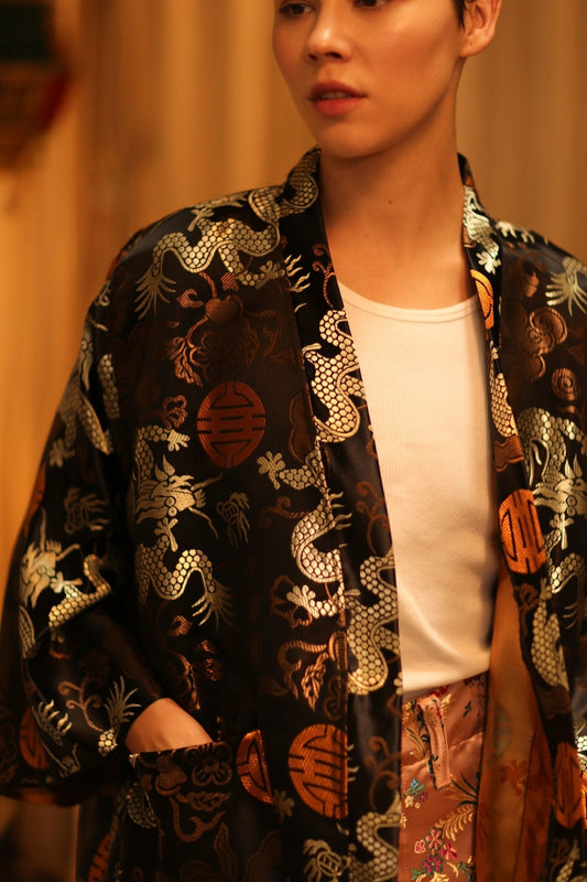 CHINESE TRAGON KIMONO JACKET LUCA - MOMO STUDIO BERLIN - Berlin Concept Store - sustainable & ethical fashion