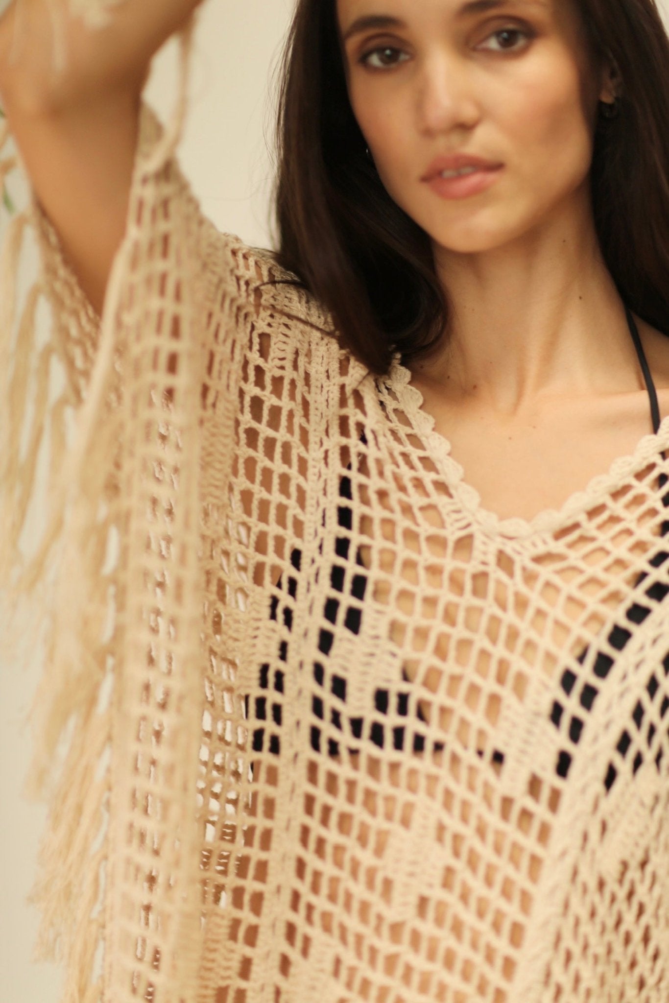 CONCODIA CROCHET KAFTAN DRESS - MOMO STUDIO BERLIN - Berlin Concept Store - sustainable & ethical fashion