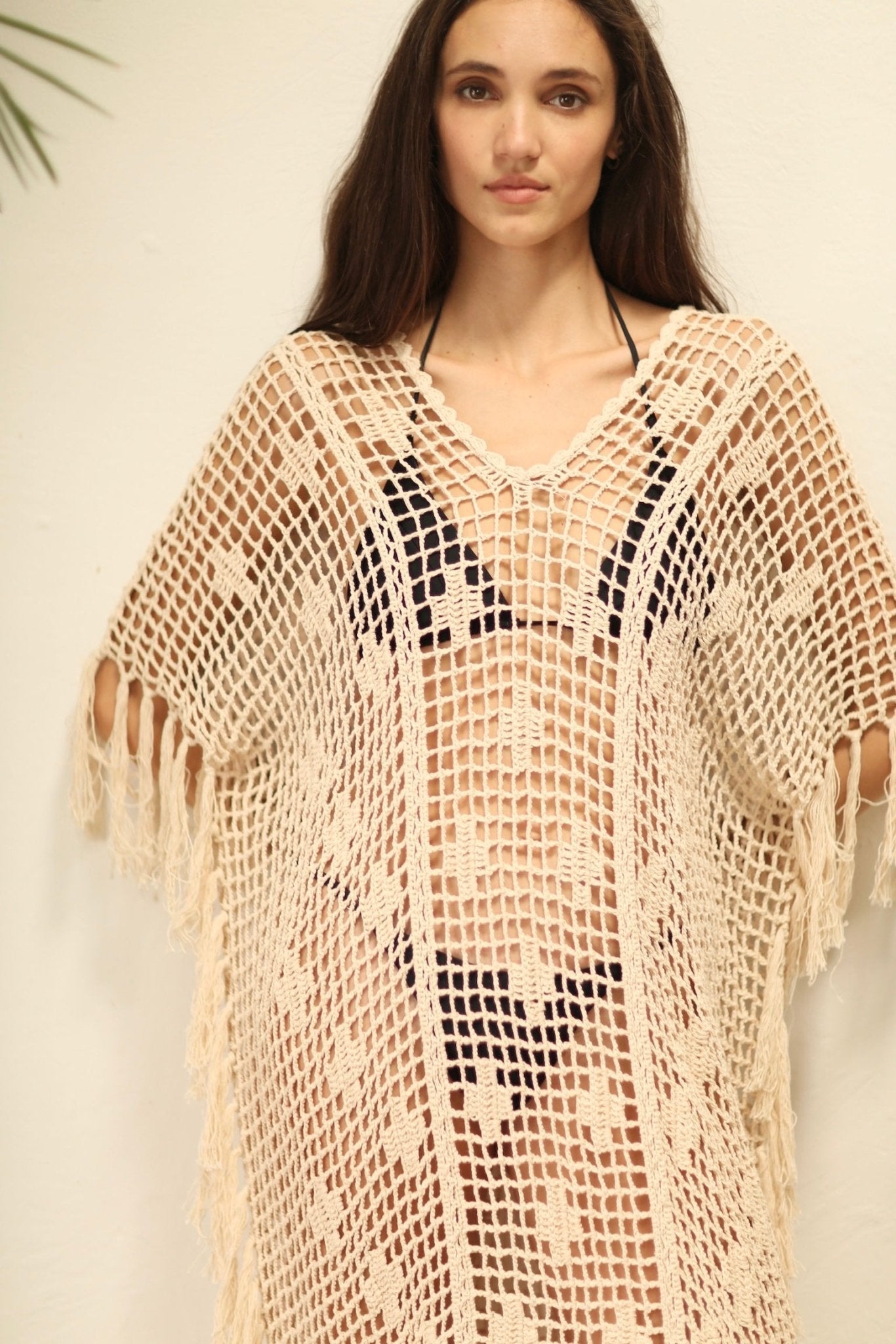 CONCODIA CROCHET KAFTAN DRESS - MOMO STUDIO BERLIN - Berlin Concept Store - sustainable & ethical fashion