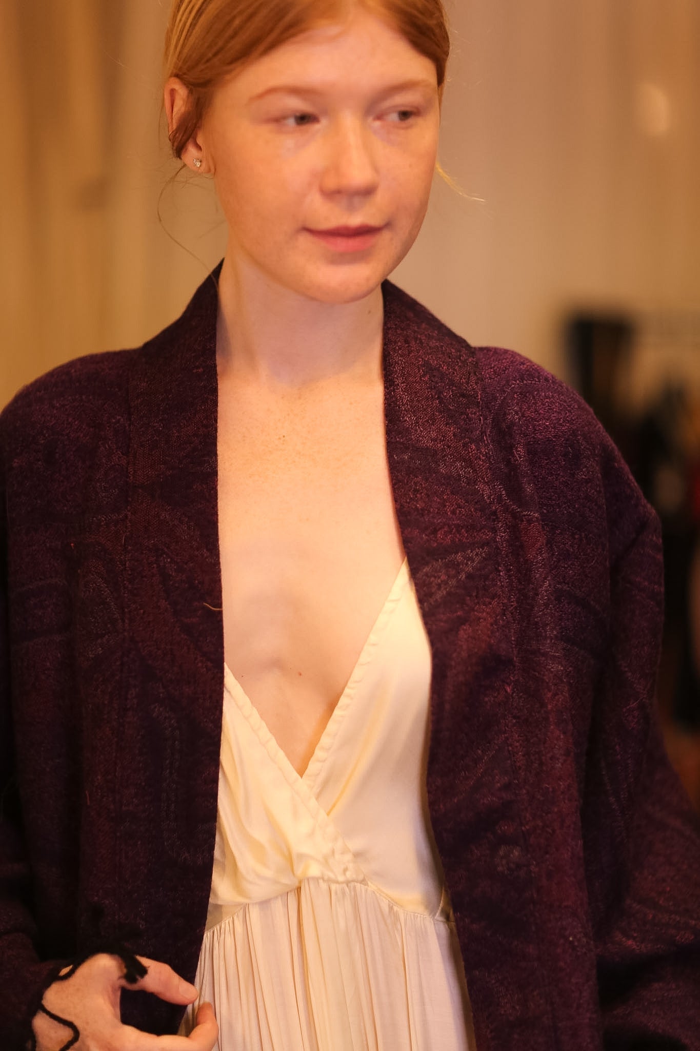 CONE PATTERN EMBROIDERED COTTON WOOL SHAWL THINZAR - MOMO STUDIO BERLIN - Berlin Concept Store - sustainable & ethical fashion