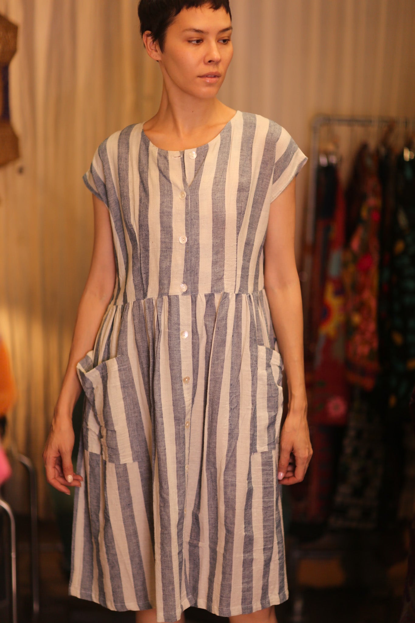 COTTIN DRESS EDITH LALI - MOMO STUDIO BERLIN - Berlin Concept Store - sustainable & ethical fashion
