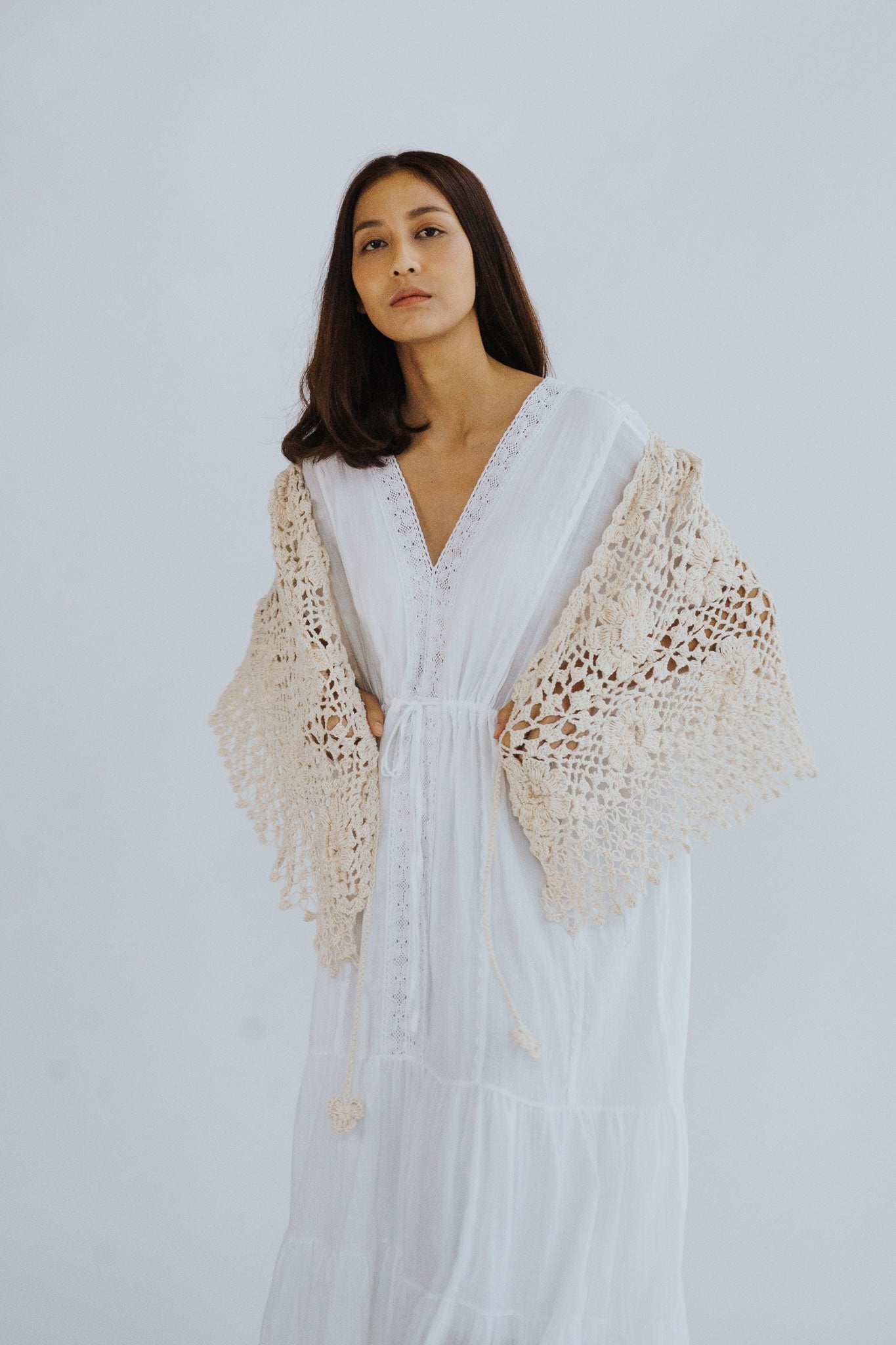 COTTON CROCHET CARDIGAN COCO - MOMO STUDIO BERLIN - Berlin Concept Store - sustainable & ethical fashion