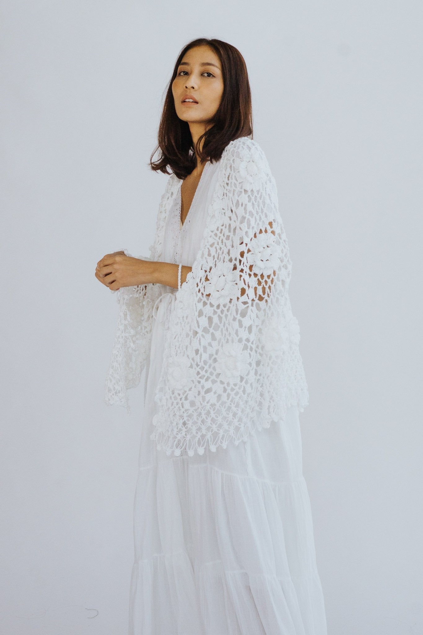 COTTON CROCHET CARDIGAN COCO - MOMO STUDIO BERLIN - Berlin Concept Store - sustainable & ethical fashion