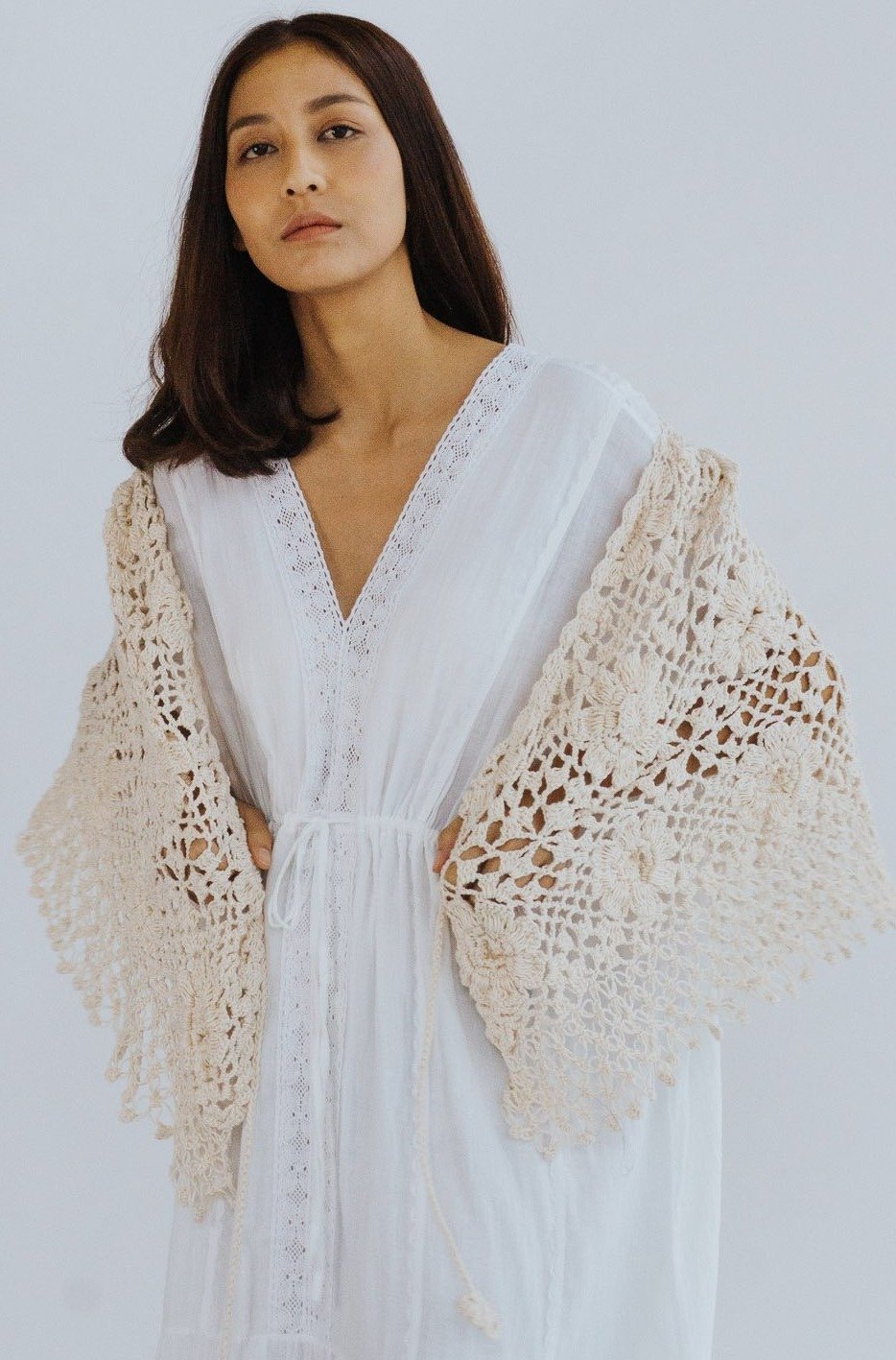 COTTON CROCHET CARDIGAN COCO - MOMO STUDIO BERLIN - Berlin Concept Store - sustainable & ethical fashion