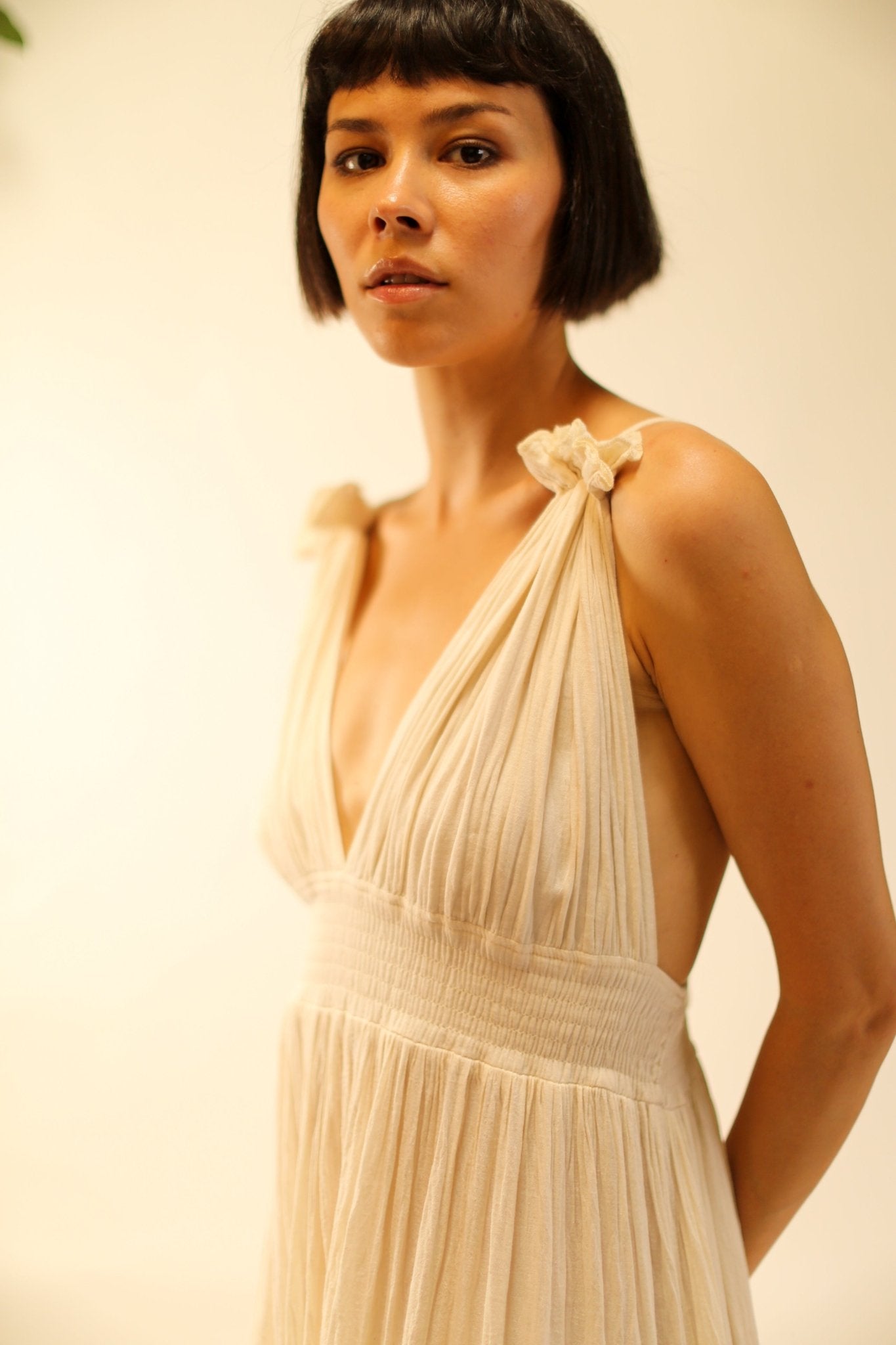 COTTON DRESS WHILHELMINA - MOMO STUDIO BERLIN - Berlin Concept Store - sustainable & ethical fashion