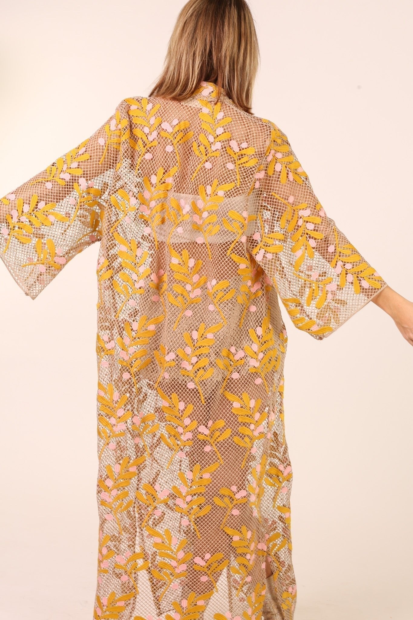 COTTON EMBROIDERED LACE KIMONO EWAS - MOMO STUDIO BERLIN - Berlin Concept Store - sustainable & ethical fashion