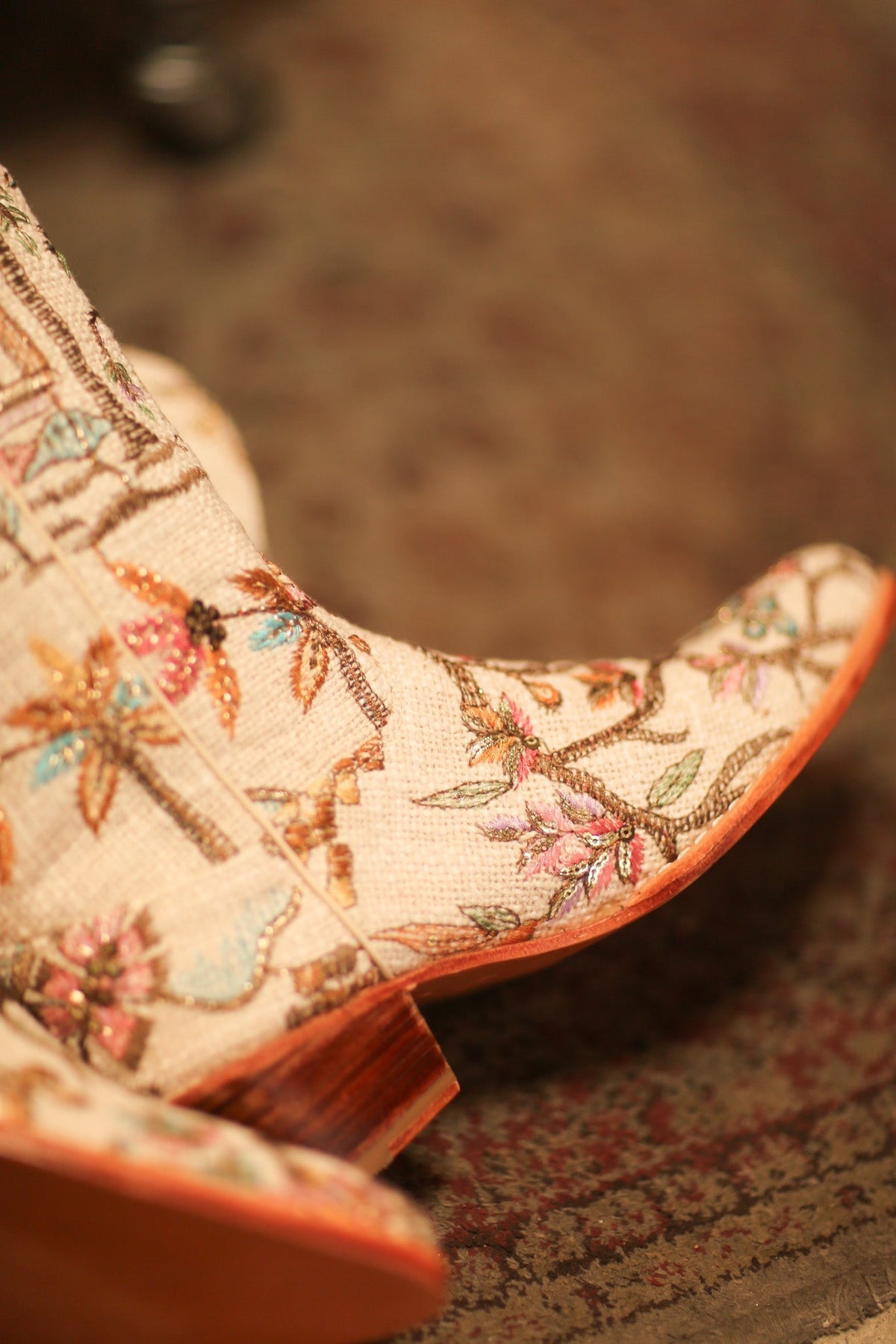 COTTON EMBROIDERED NOVELTY WESTERN BOOTS WESER - MOMO STUDIO BERLIN - Berlin Concept Store - sustainable & ethical fashion
