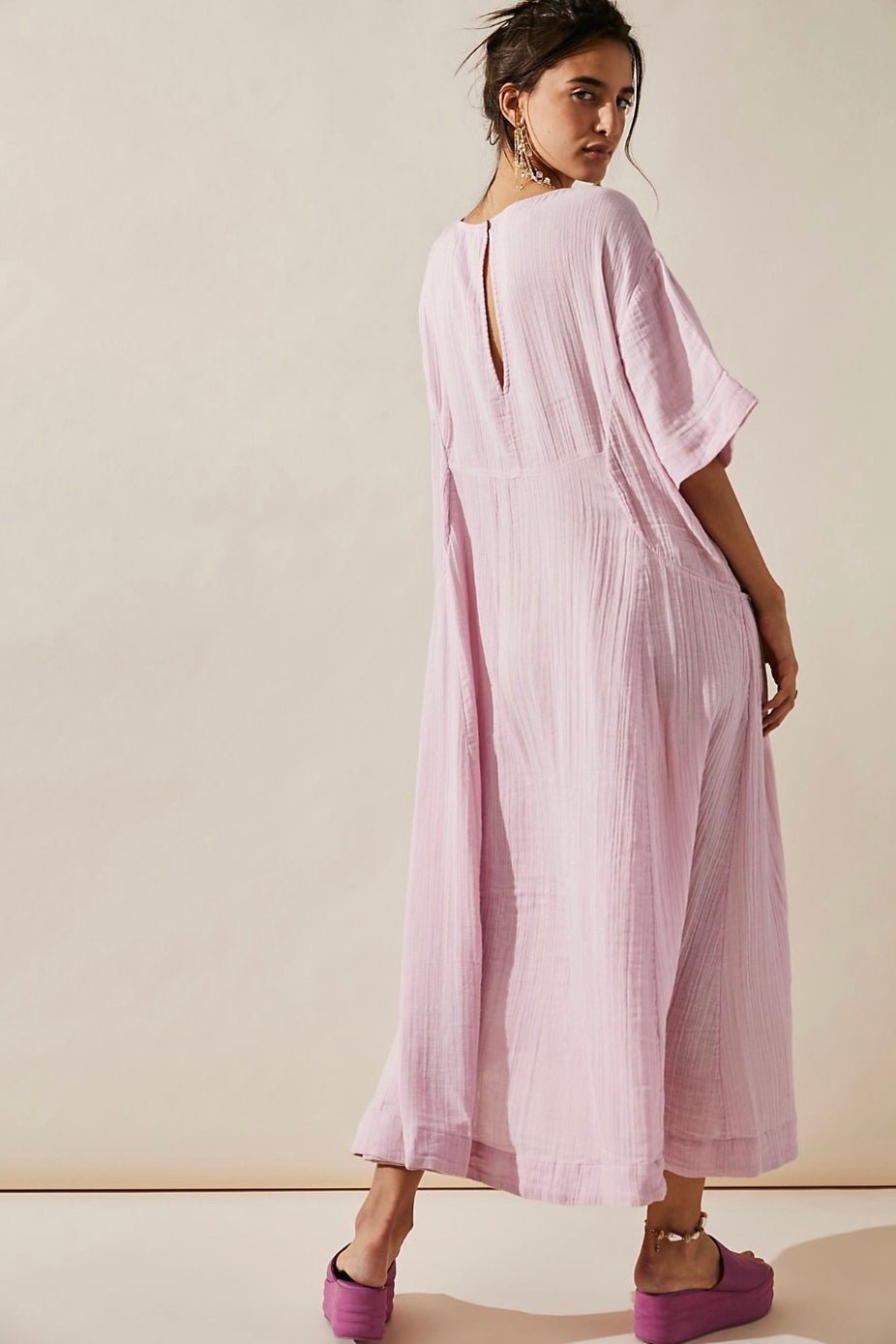 COTTON KAFTAN DRESS DALIA - MOMO STUDIO BERLIN - Berlin Concept Store - sustainable & ethical fashion