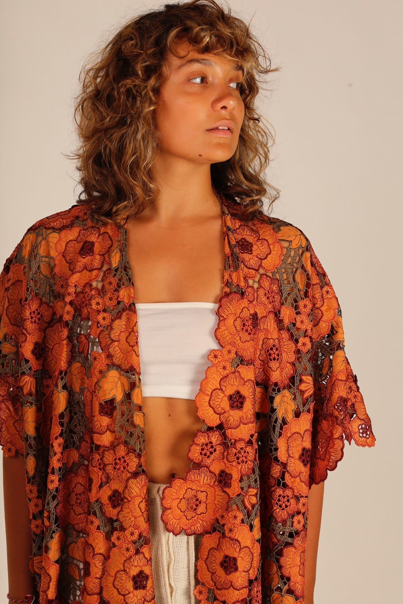 COTTON LACE KIMONO - MOMO STUDIO BERLIN - Berlin Concept Store - sustainable & ethical fashion