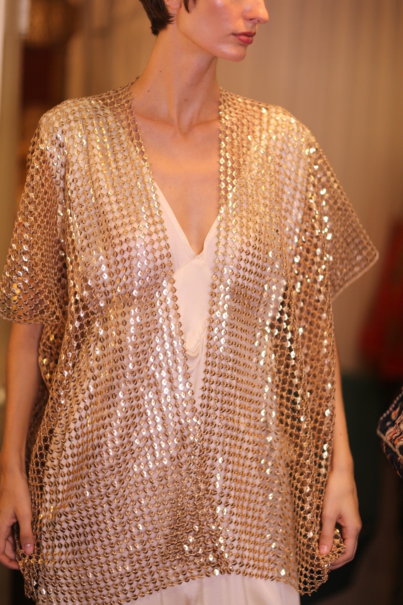 COTTON SHORT KIMONO GLOW - MOMO STUDIO BERLIN - Berlin Concept Store - sustainable & ethical fashion