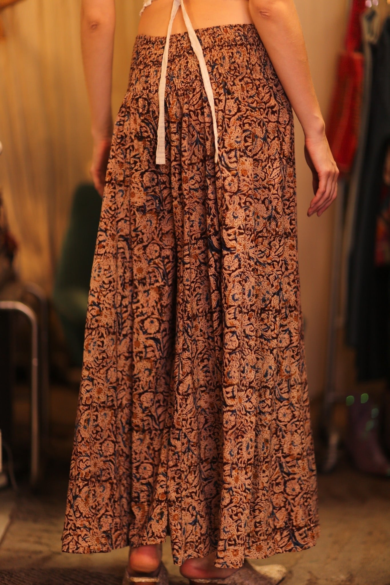 COTTON WIDE LEGS LONG PANTS RUBY LAMIN - MOMO STUDIO BERLIN - Berlin Concept Store - sustainable & ethical fashion