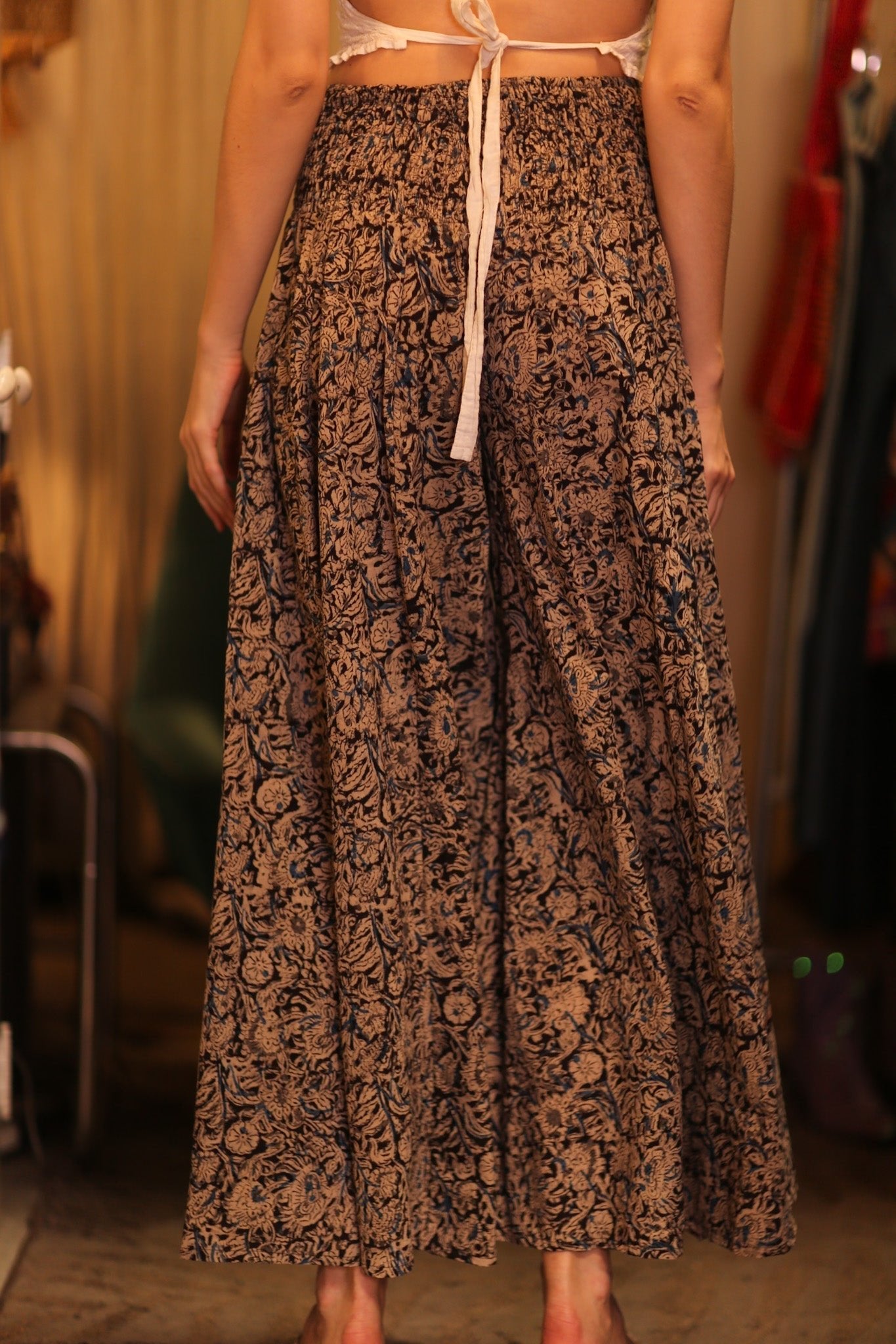 COTTON WIDE LEGS LONG PANTS RUBY MOHMAN - MOMO STUDIO BERLIN - Berlin Concept Store - sustainable & ethical fashion