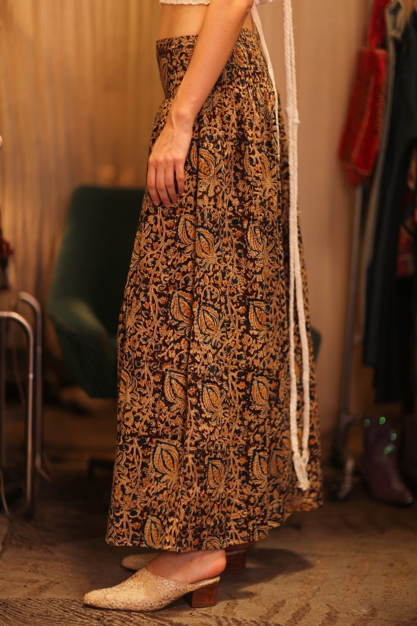 COTTON WIDE LEGS LONG PANTS RUBY MYATLONE - MOMO STUDIO BERLIN - Berlin Concept Store - sustainable & ethical fashion