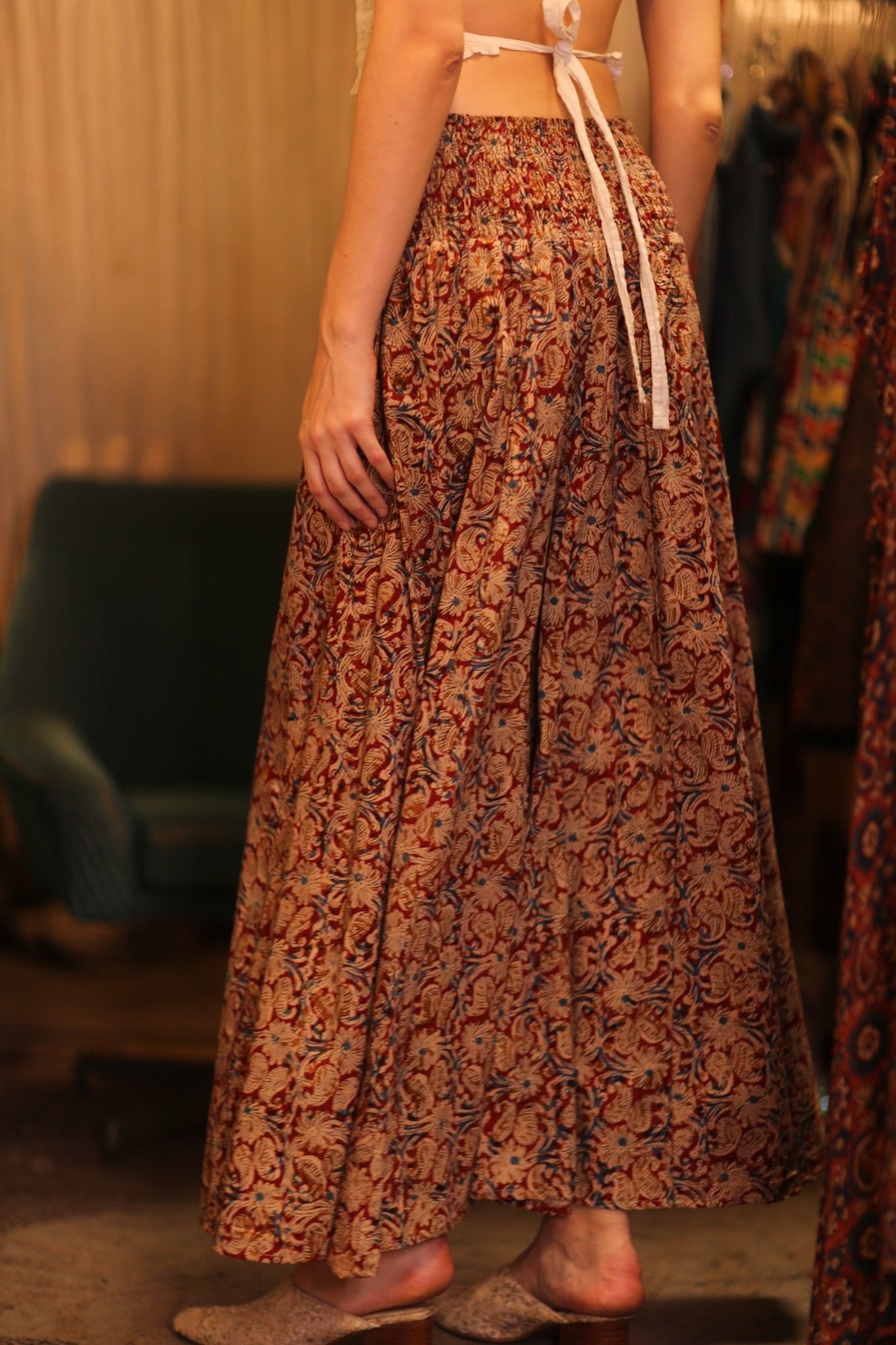 COTTON WIDE LEGS LONG PANTS RUBY SHOON - MOMO STUDIO BERLIN - Berlin Concept Store - sustainable & ethical fashion