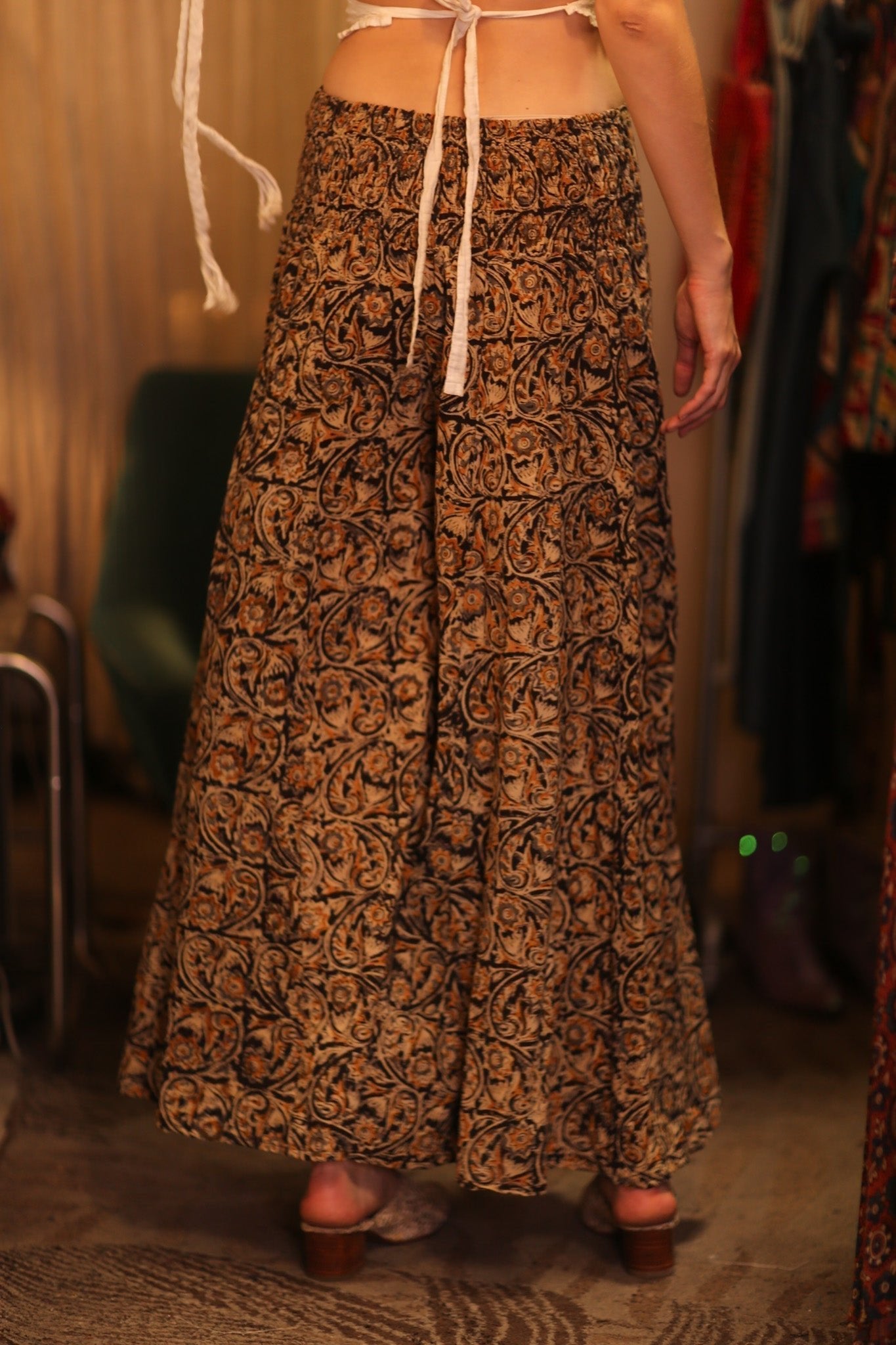 COTTON WIDE LEGS LONG PANTS RUBY SHWEWAR - MOMO STUDIO BERLIN - Berlin Concept Store - sustainable & ethical fashion
