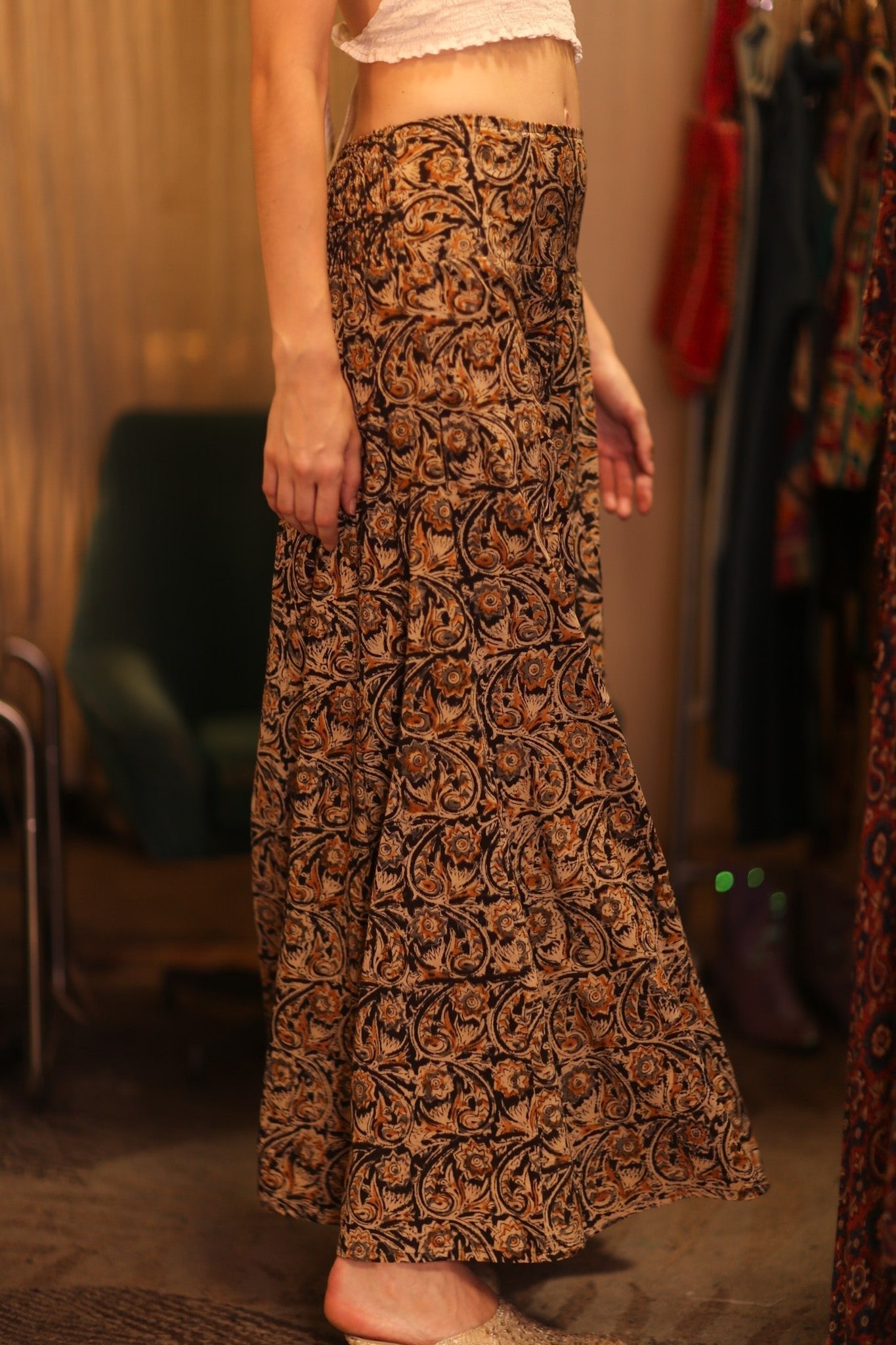 COTTON WIDE LEGS LONG PANTS RUBY SHWEWAR - MOMO STUDIO BERLIN - Berlin Concept Store - sustainable & ethical fashion
