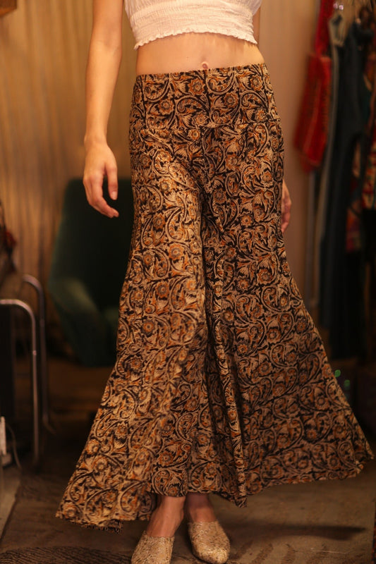 COTTON WIDE LEGS LONG PANTS RUBY SHWEWAR - MOMO STUDIO BERLIN - Berlin Concept Store - sustainable & ethical fashion