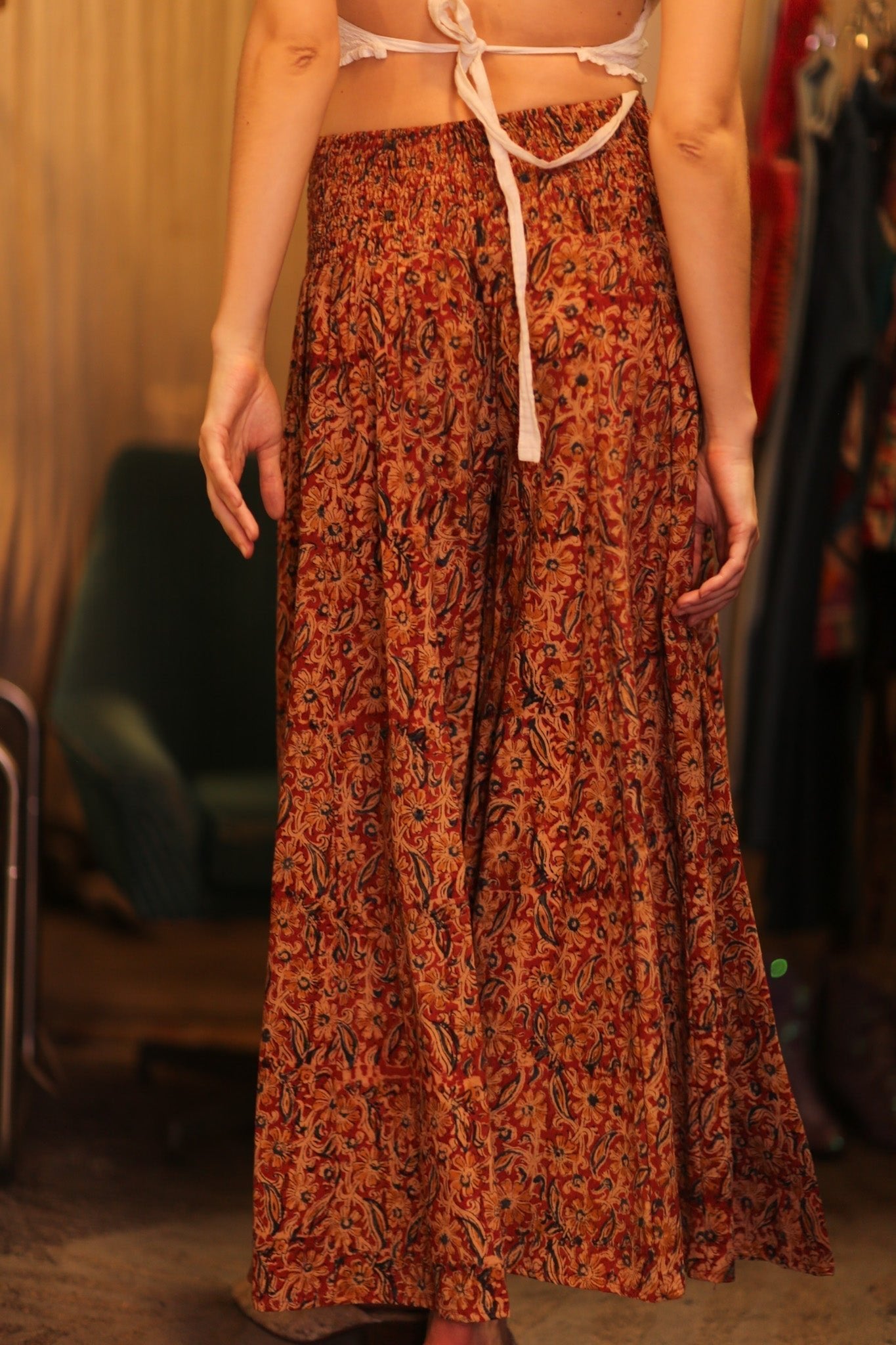 COTTON WIDE LEGS LONG PANTS RUBY SINFANOL - MOMO STUDIO BERLIN - Berlin Concept Store - sustainable & ethical fashion