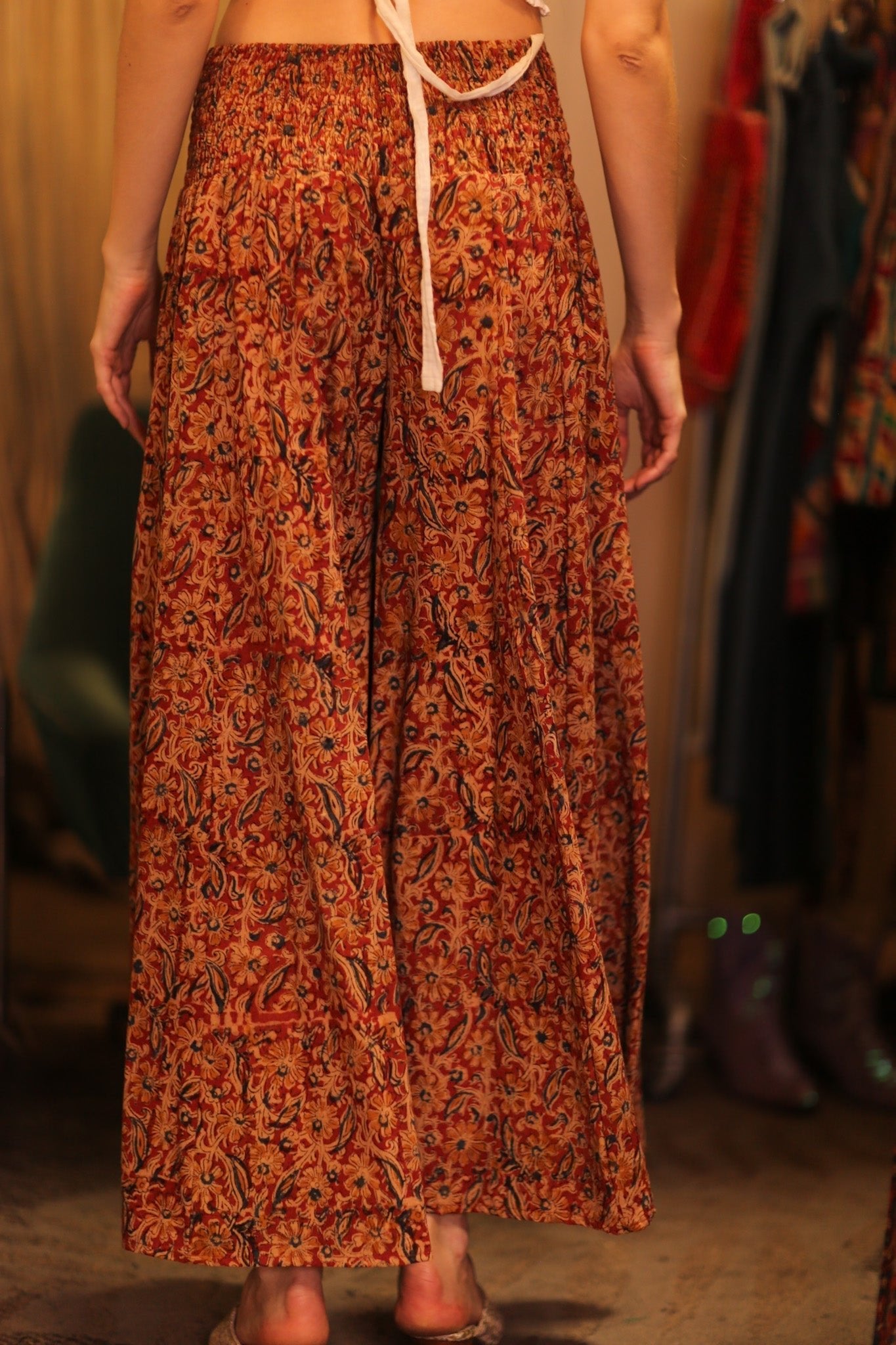 COTTON WIDE LEGS LONG PANTS RUBY SINFANOL - MOMO STUDIO BERLIN - Berlin Concept Store - sustainable & ethical fashion