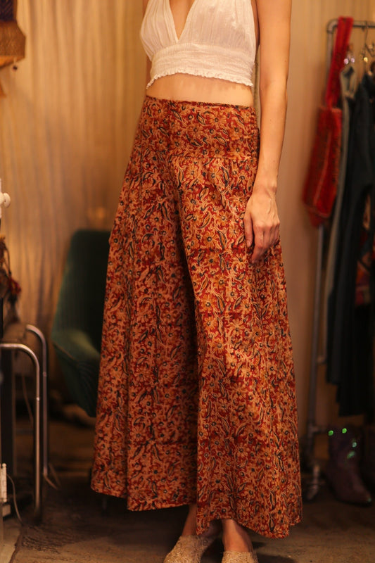 COTTON WIDE LEGS LONG PANTS RUBY SINFANOL - MOMO STUDIO BERLIN - Berlin Concept Store - sustainable & ethical fashion