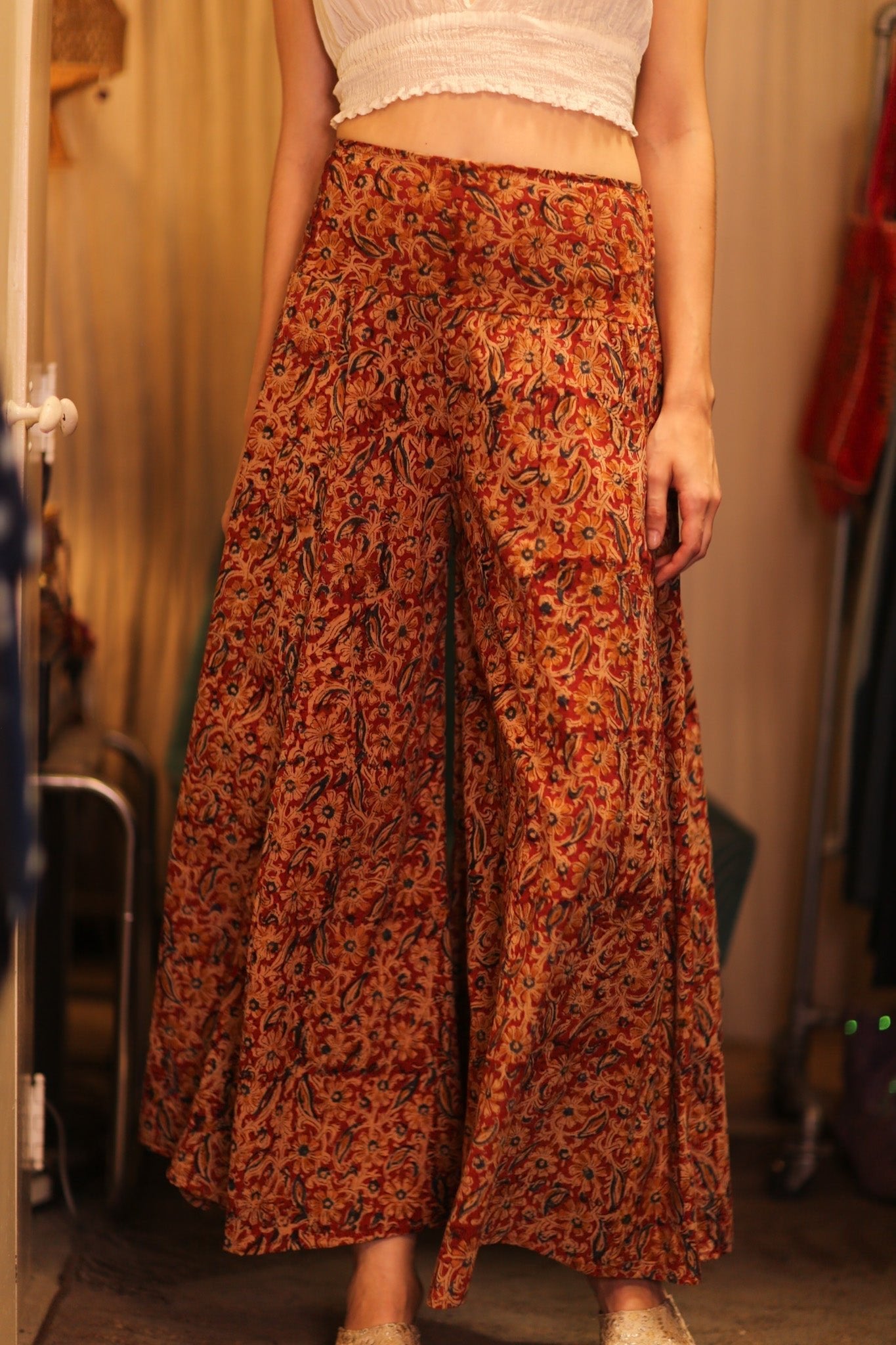 COTTON WIDE LEGS LONG PANTS RUBY SINFANOL - MOMO STUDIO BERLIN - Berlin Concept Store - sustainable & ethical fashion