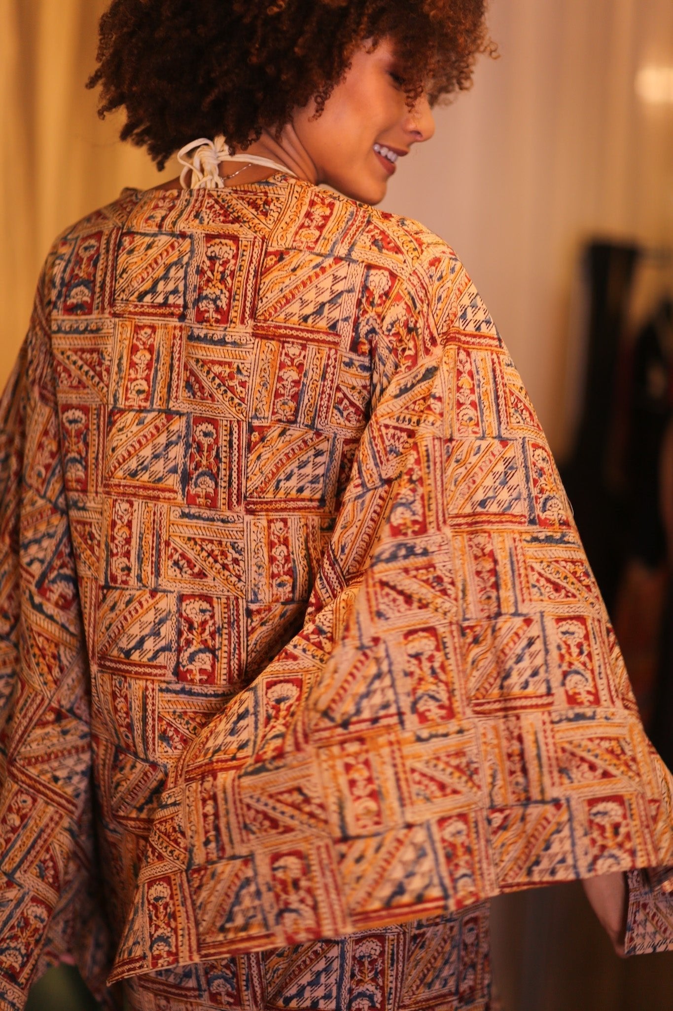 COTTON WING KIMONO PINA MHAN - MOMO STUDIO BERLIN - Berlin Concept Store - sustainable & ethical fashion