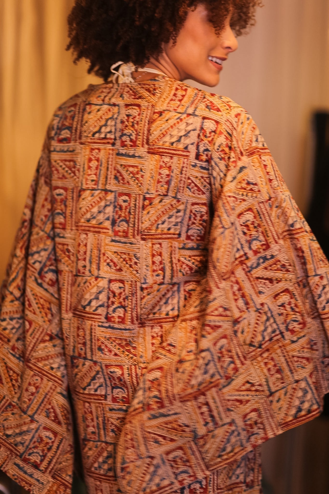 COTTON WING KIMONO PINA MHAN - MOMO STUDIO BERLIN - Berlin Concept Store - sustainable & ethical fashion