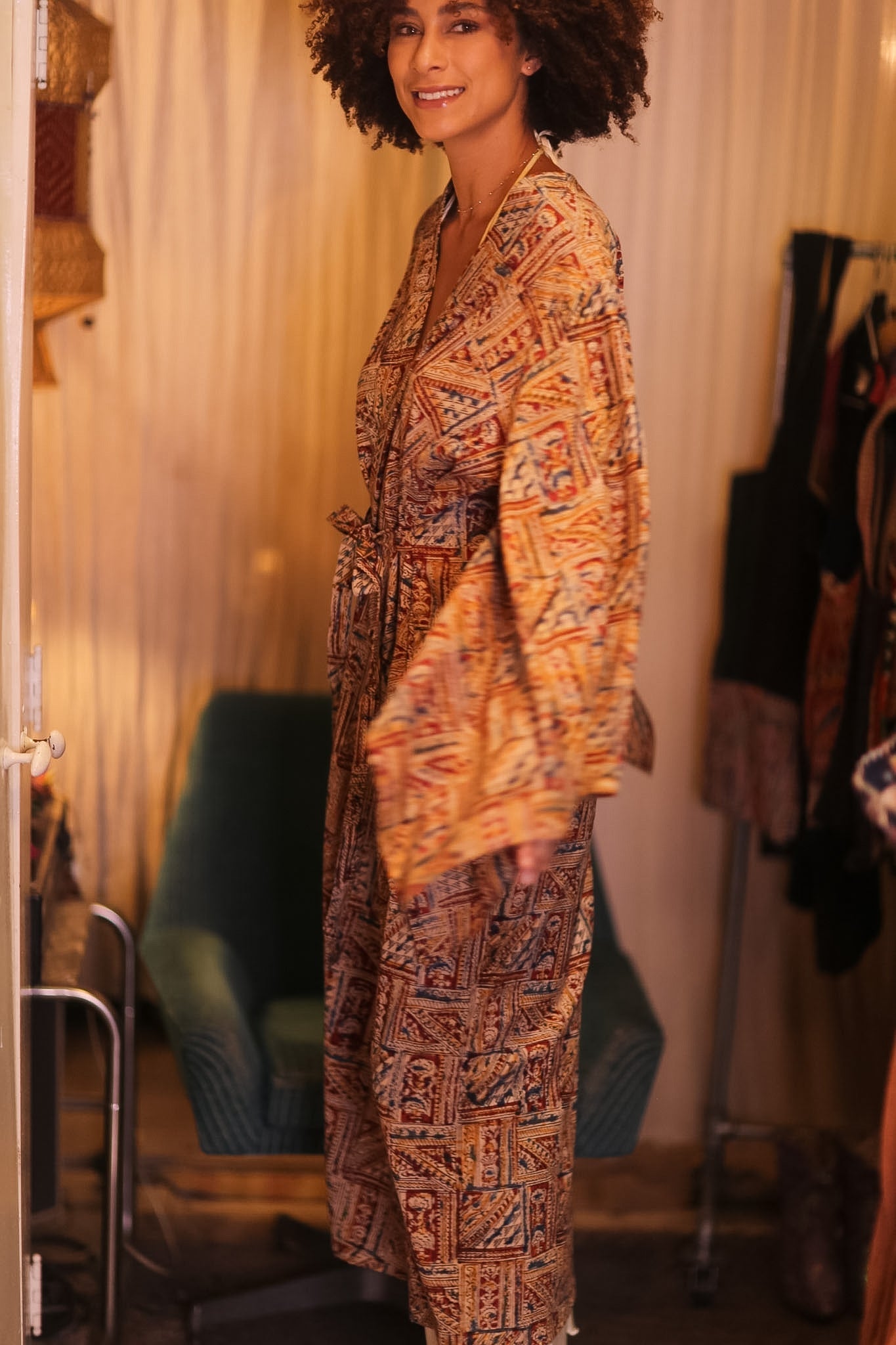 COTTON WING KIMONO PINA MHAN - MOMO STUDIO BERLIN - Berlin Concept Store - sustainable & ethical fashion