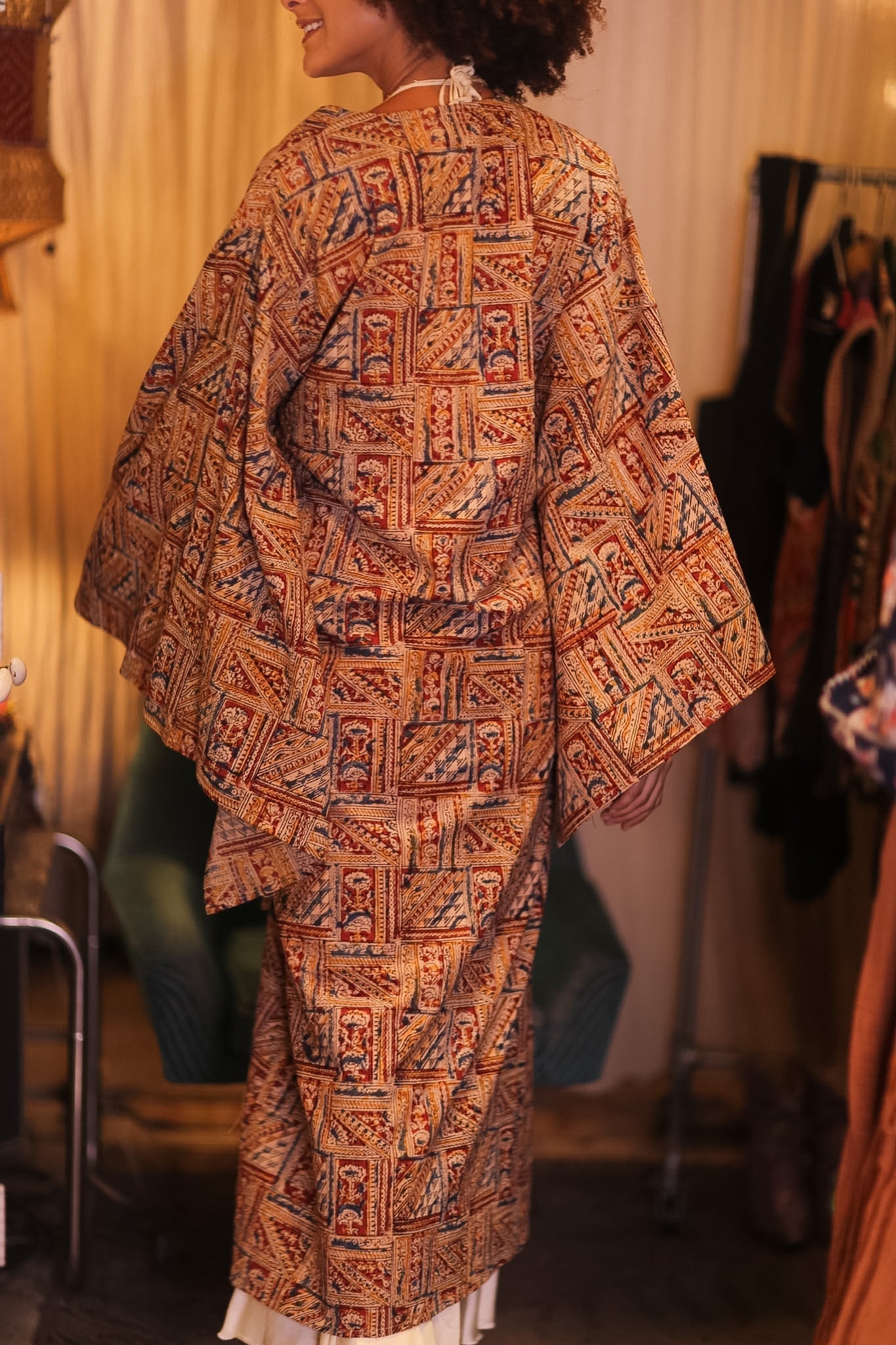 COTTON WING KIMONO PINA MHAN - MOMO STUDIO BERLIN - Berlin Concept Store - sustainable & ethical fashion
