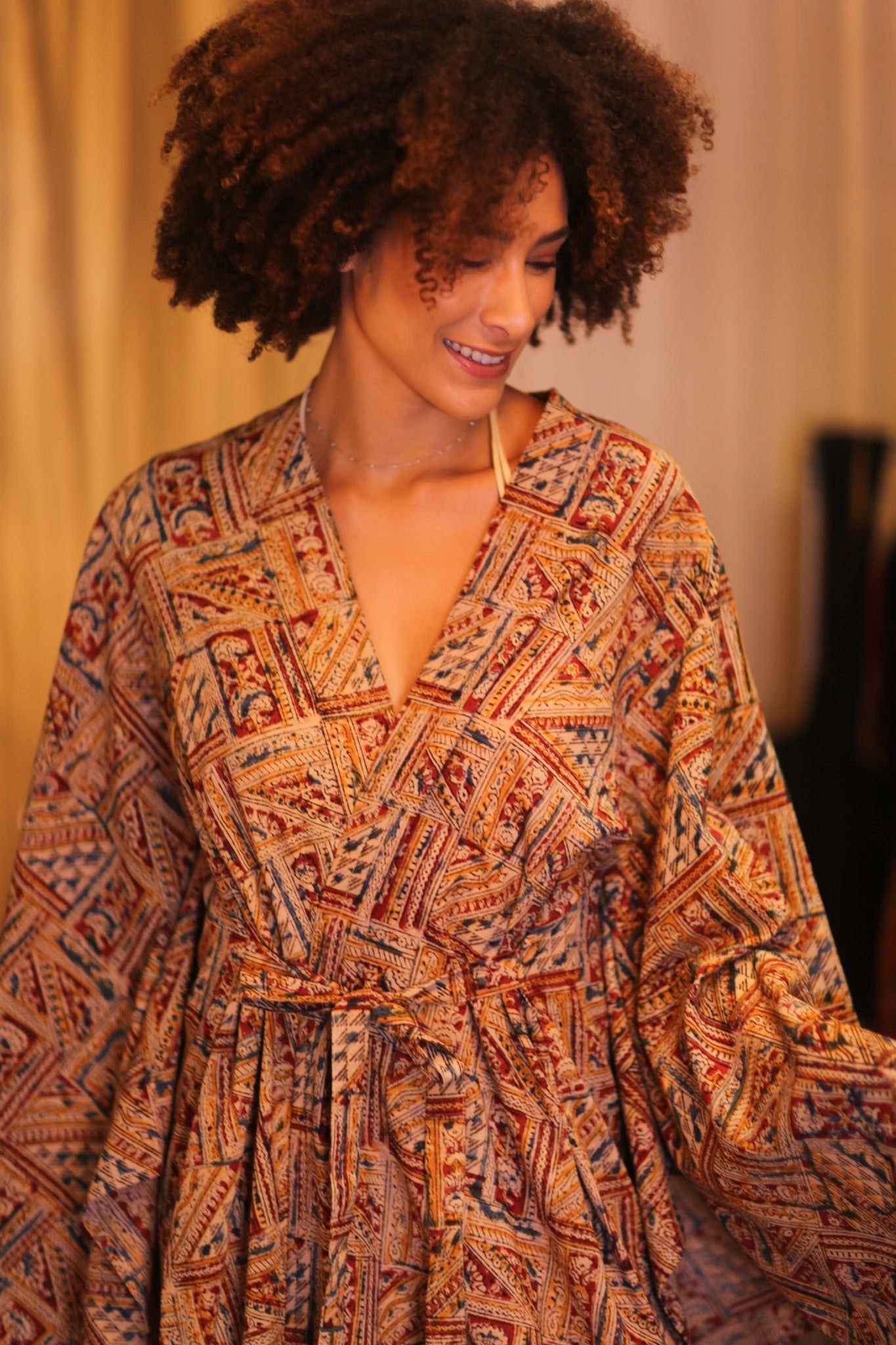 COTTON WING KIMONO PINA MHAN - MOMO STUDIO BERLIN - Berlin Concept Store - sustainable & ethical fashion