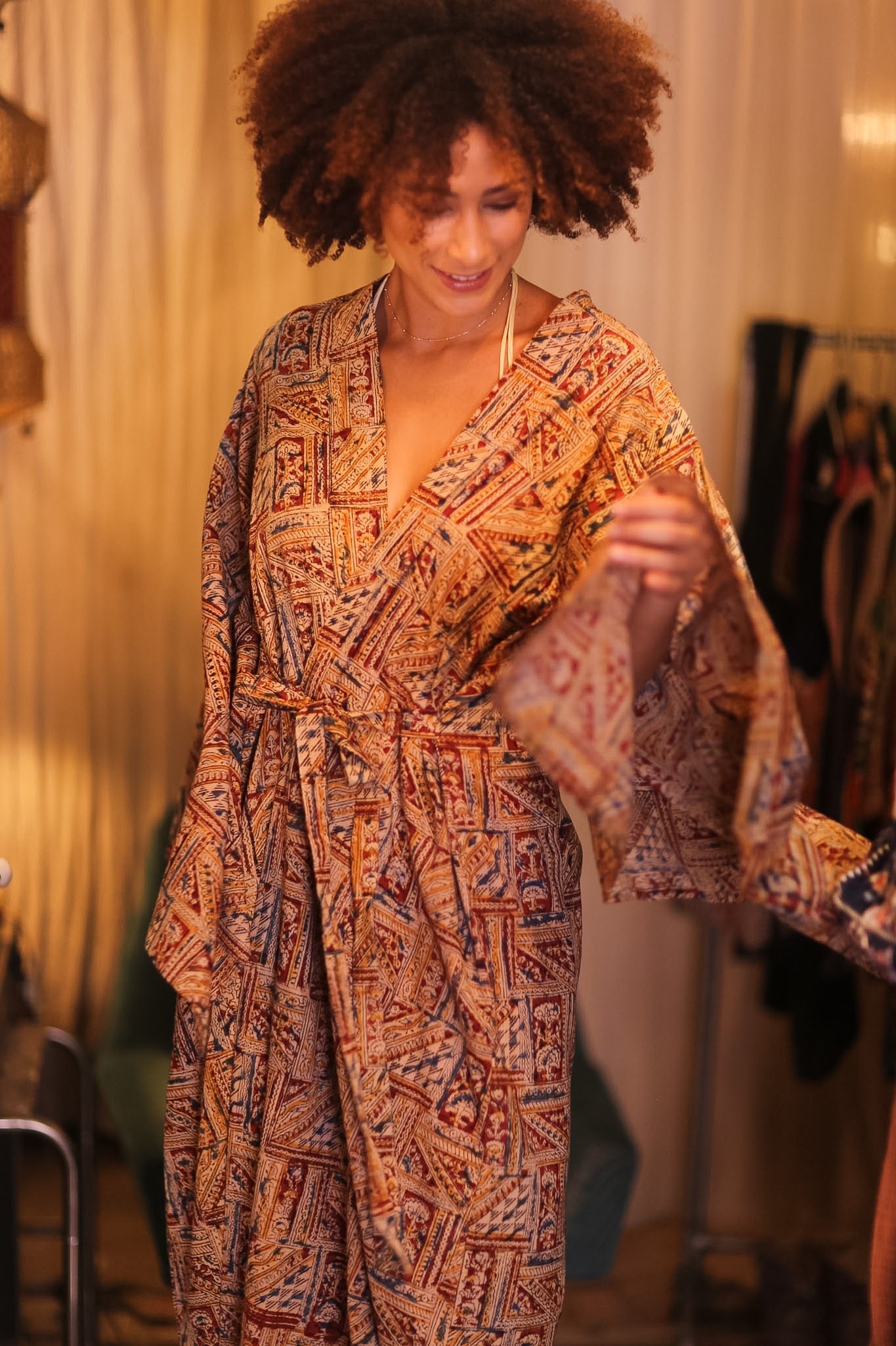 COTTON WING KIMONO PINA MHAN - MOMO STUDIO BERLIN - Berlin Concept Store - sustainable & ethical fashion