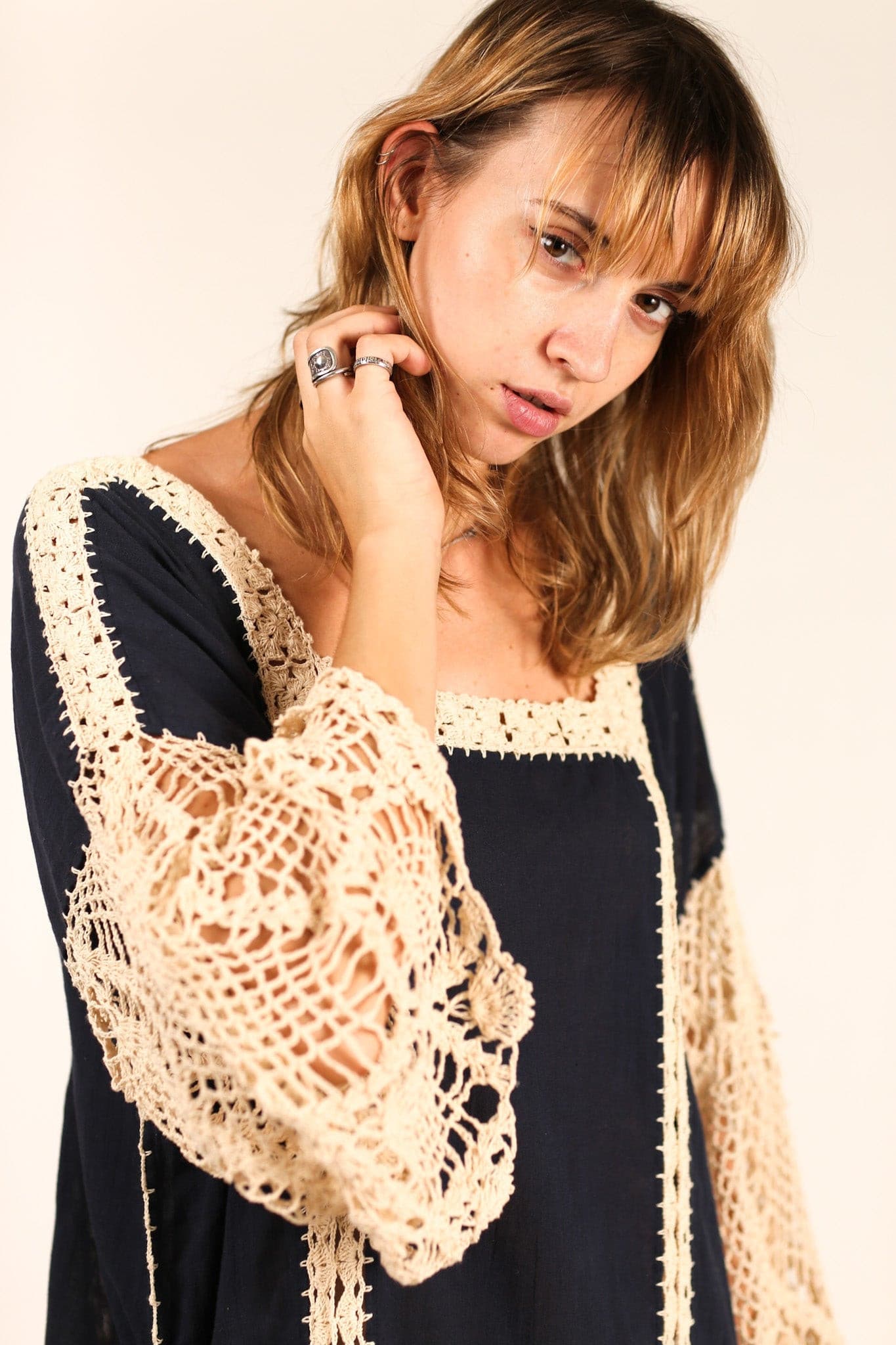 CROCHET KAFTAN HANNELI - MOMO STUDIO BERLIN - Berlin Concept Store - sustainable & ethical fashion