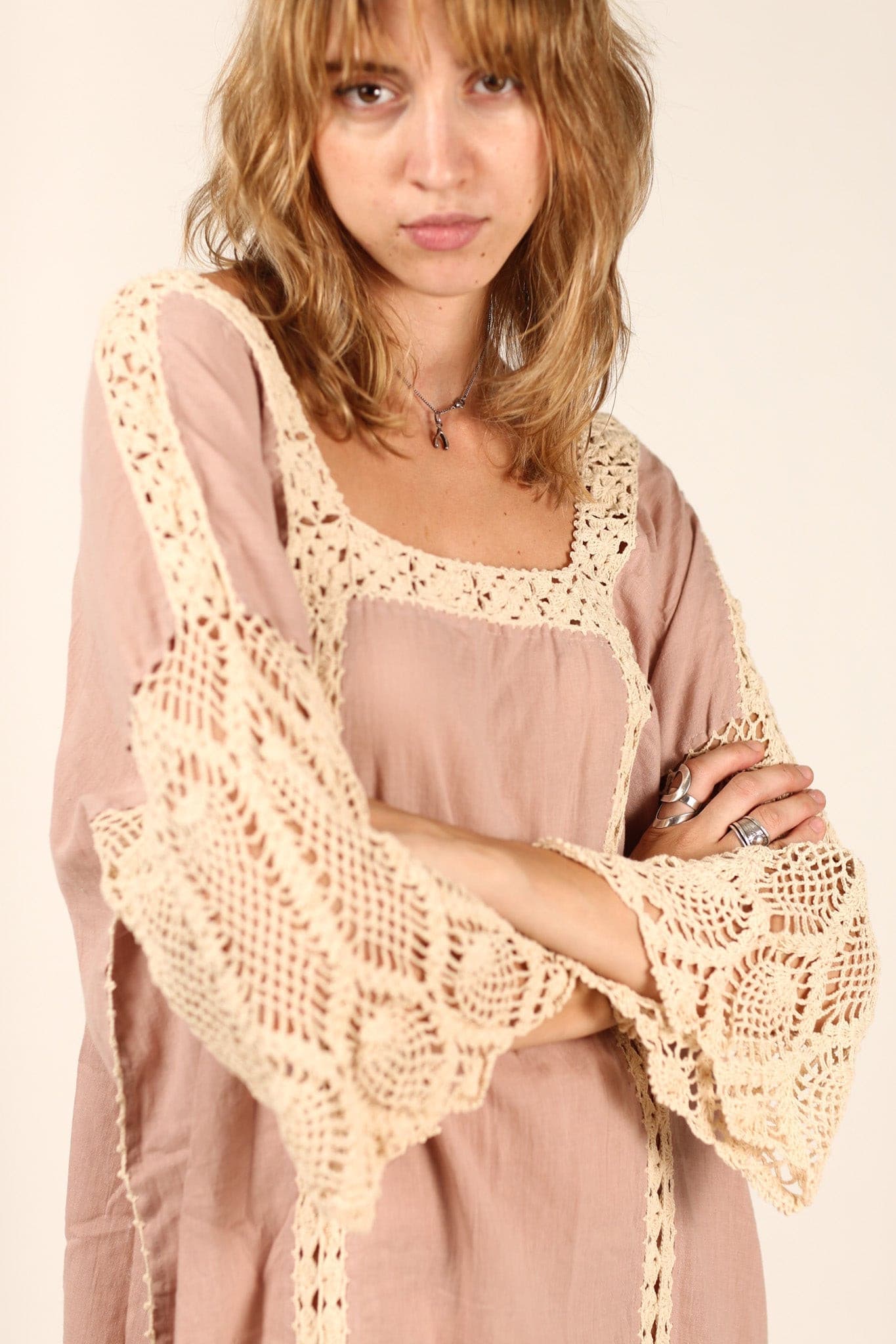 CROCHET KAFTAN HANNELI - MOMO STUDIO BERLIN - Berlin Concept Store - sustainable & ethical fashion