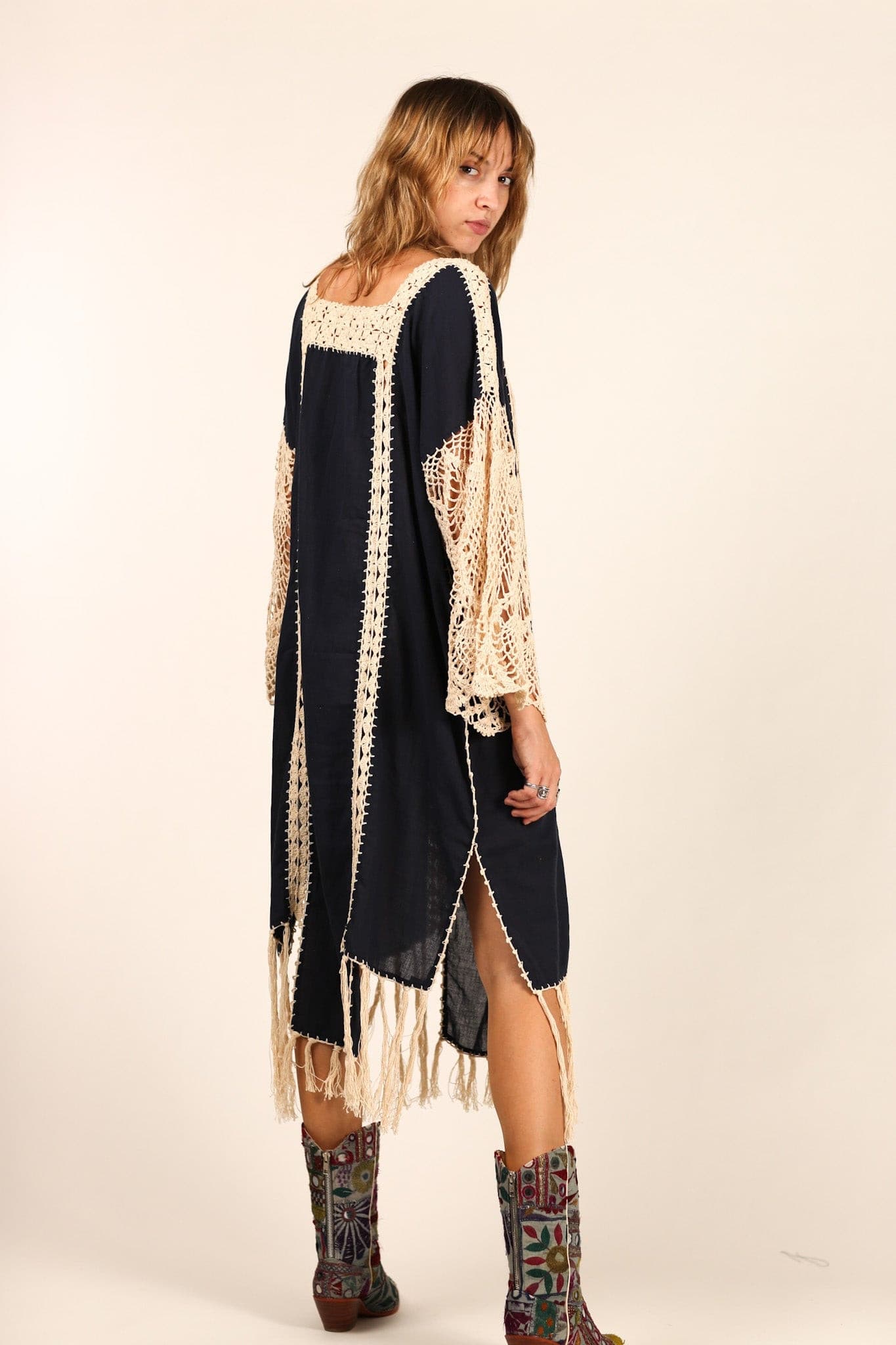 CROCHET KAFTAN HANNELI - MOMO STUDIO BERLIN - Berlin Concept Store - sustainable & ethical fashion