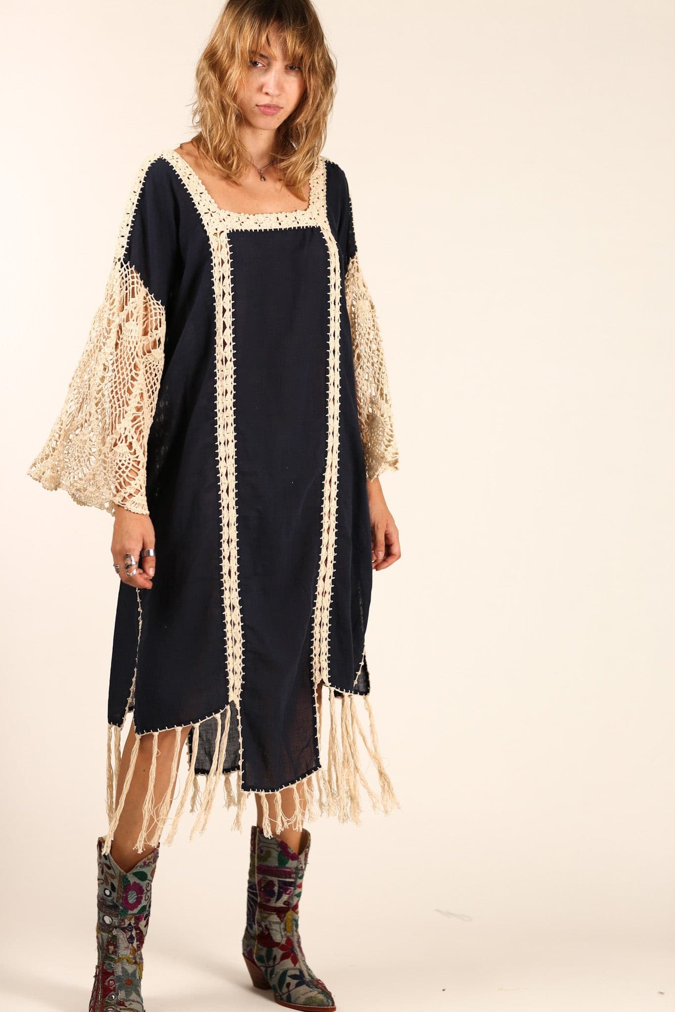 CROCHET KAFTAN HANNELI - MOMO STUDIO BERLIN - Berlin Concept Store - sustainable & ethical fashion