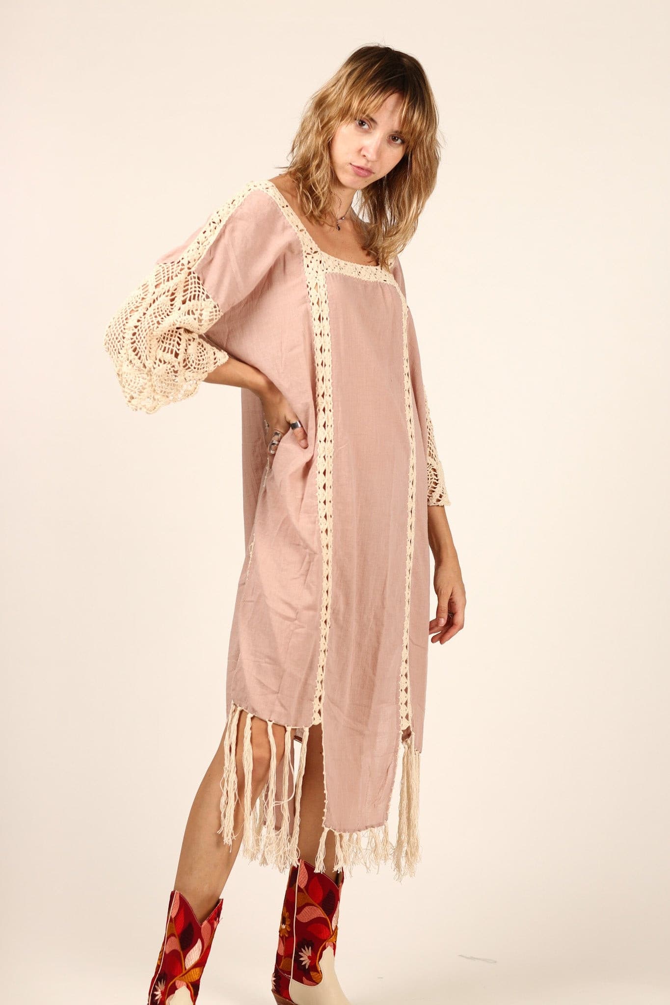 CROCHET KAFTAN HANNELI - MOMO STUDIO BERLIN - Berlin Concept Store - sustainable & ethical fashion