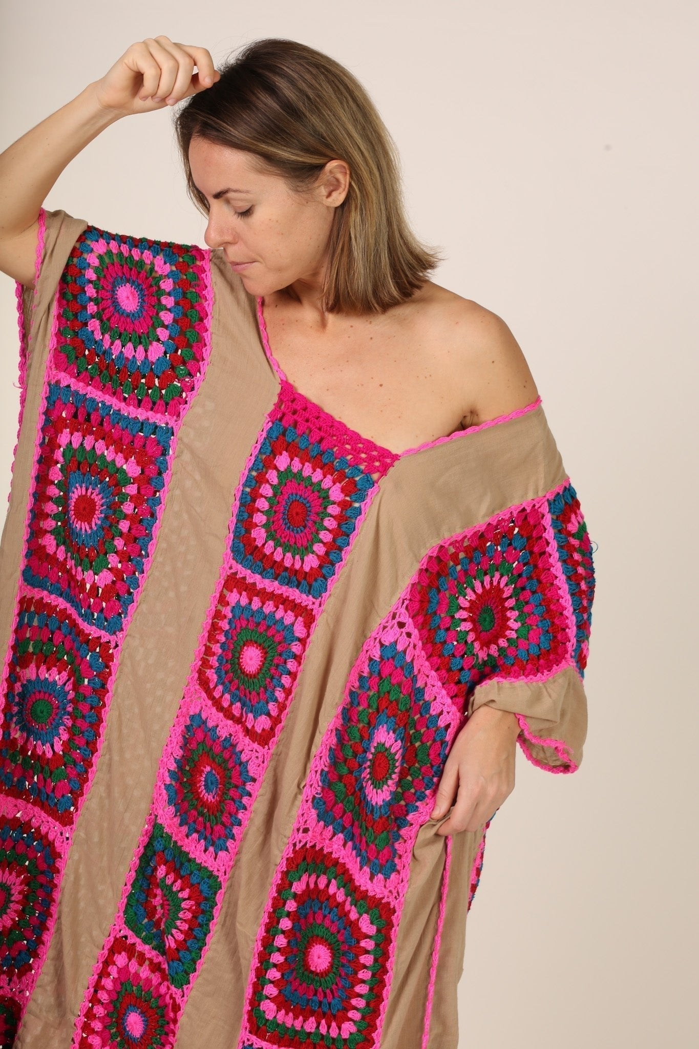 CROCHET KAFTAN JENUS - MOMO STUDIO BERLIN - Berlin Concept Store - sustainable & ethical fashion