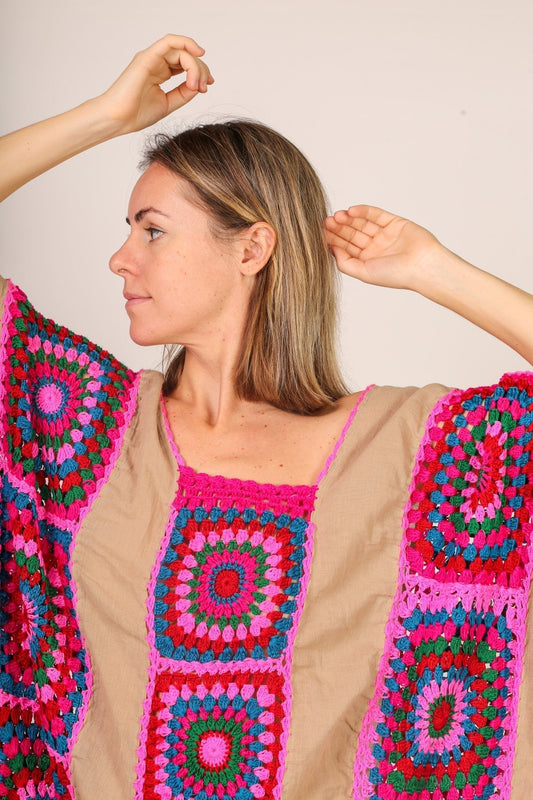 CROCHET KAFTAN JENUS - MOMO STUDIO BERLIN - Berlin Concept Store - sustainable & ethical fashion