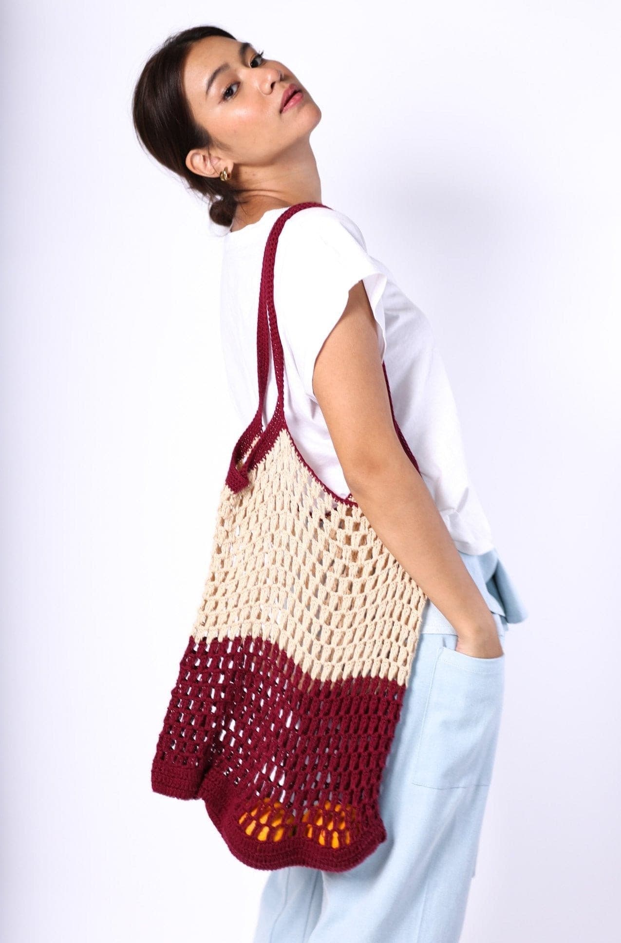 CROCHET SHOPPER BAG JASMIN - MOMO STUDIO BERLIN - Berlin Concept Store - sustainable & ethical fashion