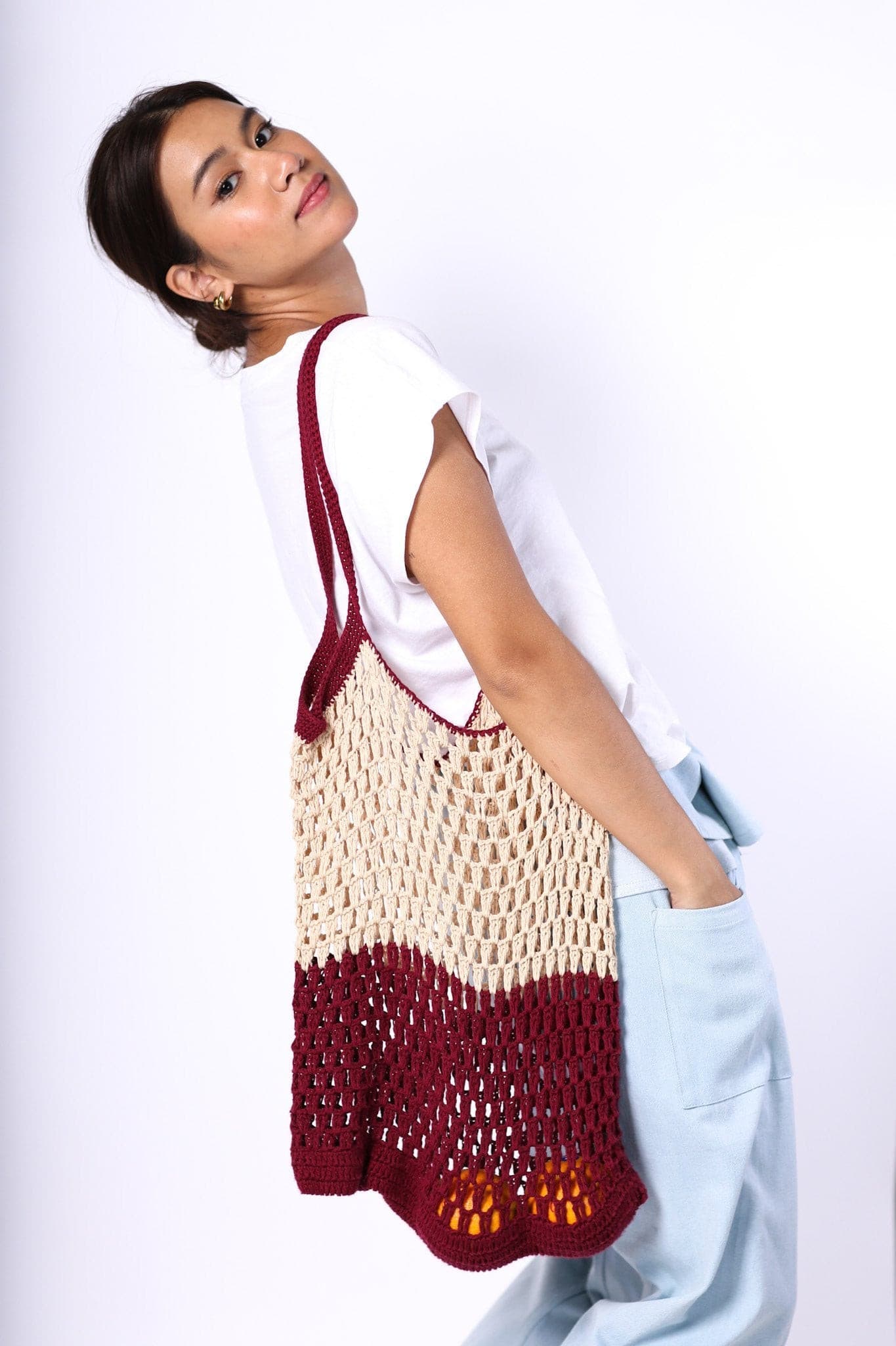 CROCHET SHOPPER BAG JASMIN - MOMO STUDIO BERLIN - Berlin Concept Store - sustainable & ethical fashion