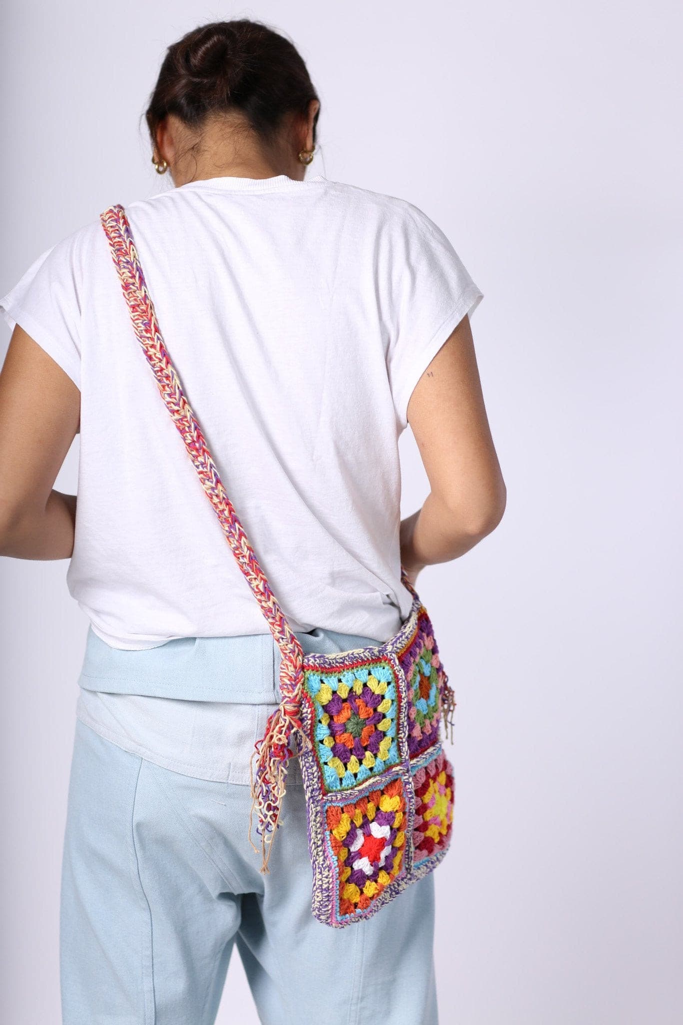 CROCHET SHOULDER CROSS BODY BAG TIBB - MOMO STUDIO BERLIN - Berlin Concept Store - sustainable & ethical fashion