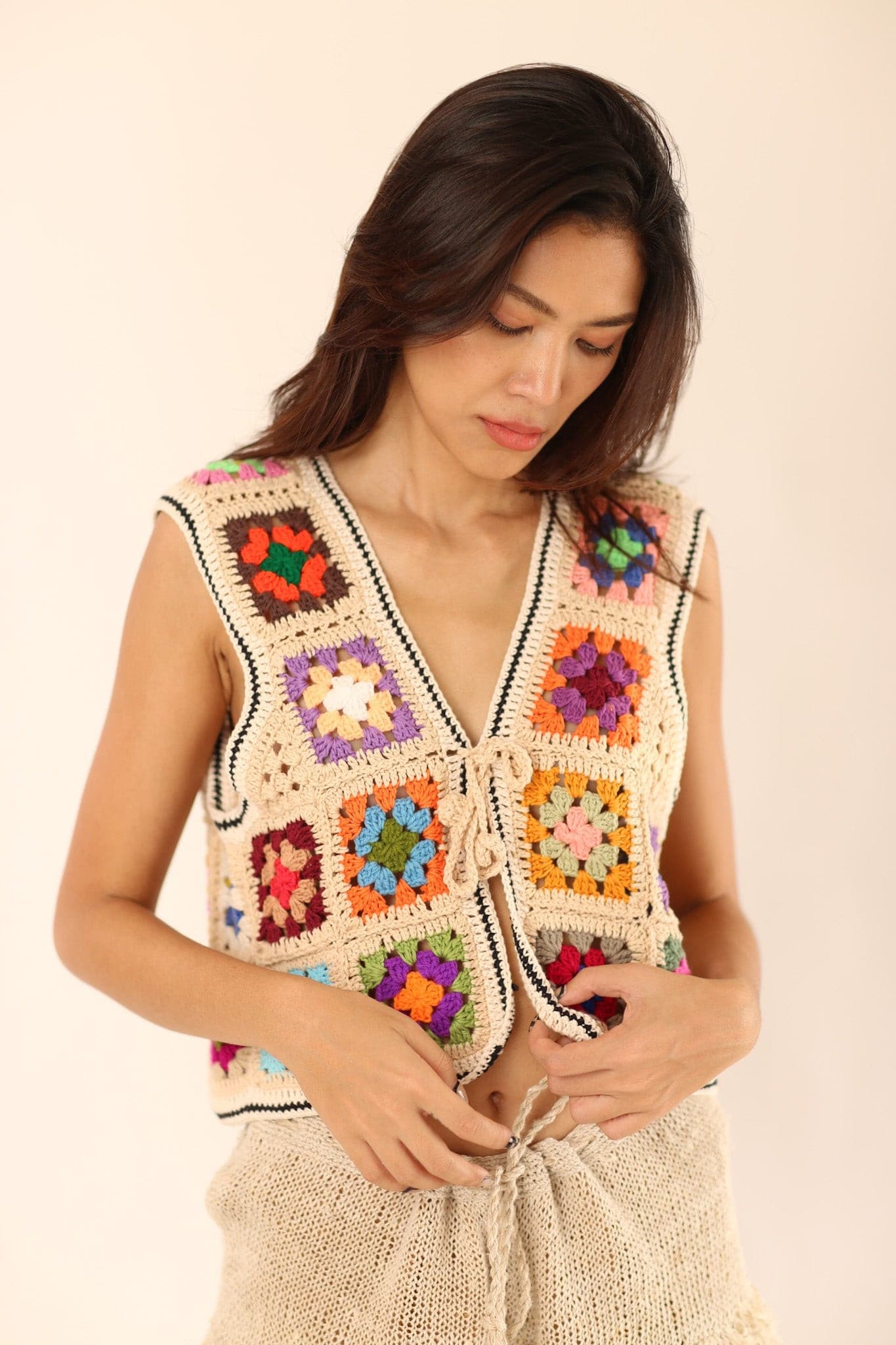 CROCHET VEST JULIE - MOMO STUDIO BERLIN - Berlin Concept Store - sustainable & ethical fashion