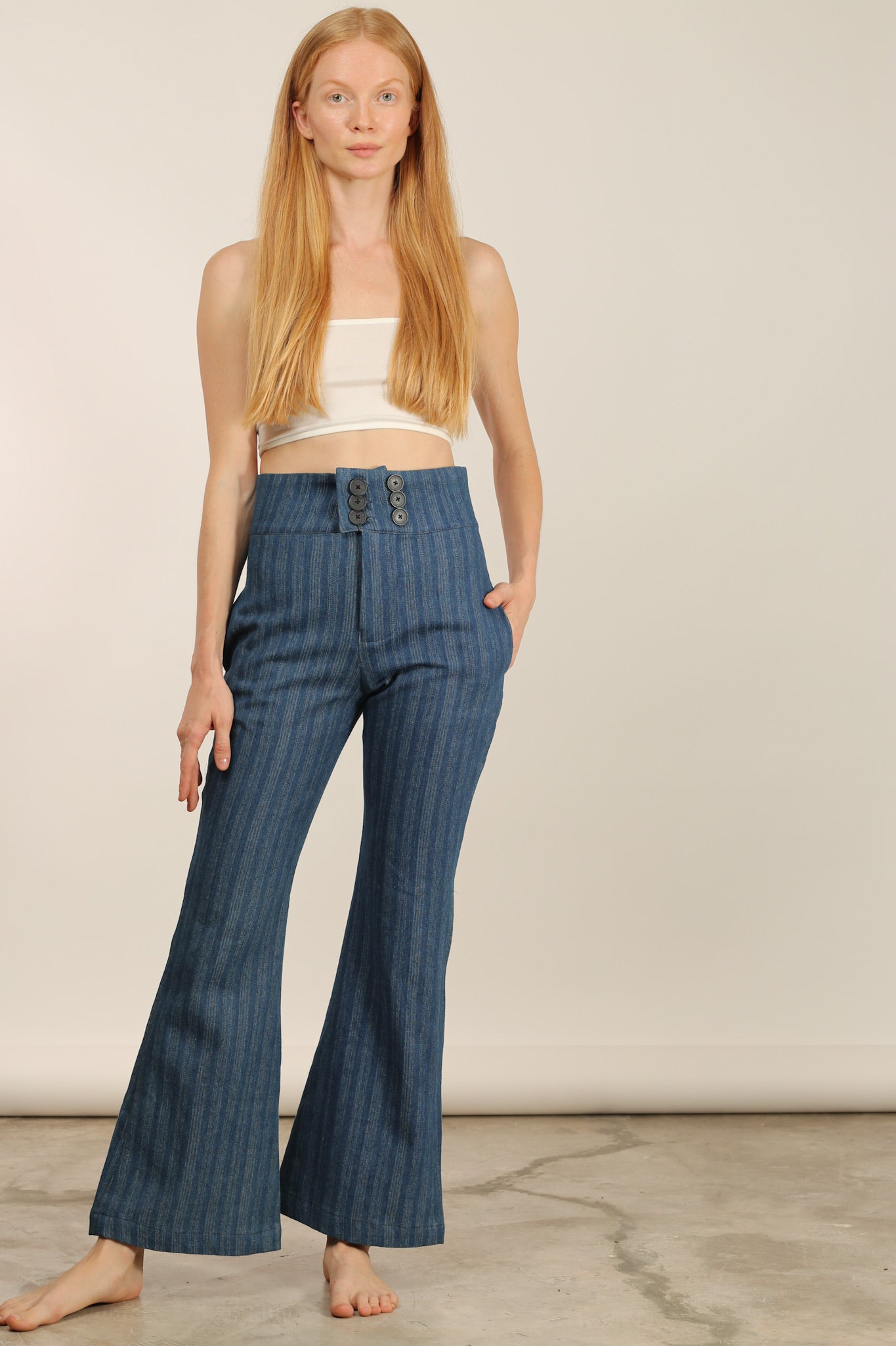 DENIM PANTS ATHENA - MOMO STUDIO BERLIN - Berlin Concept Store - sustainable & ethical fashion