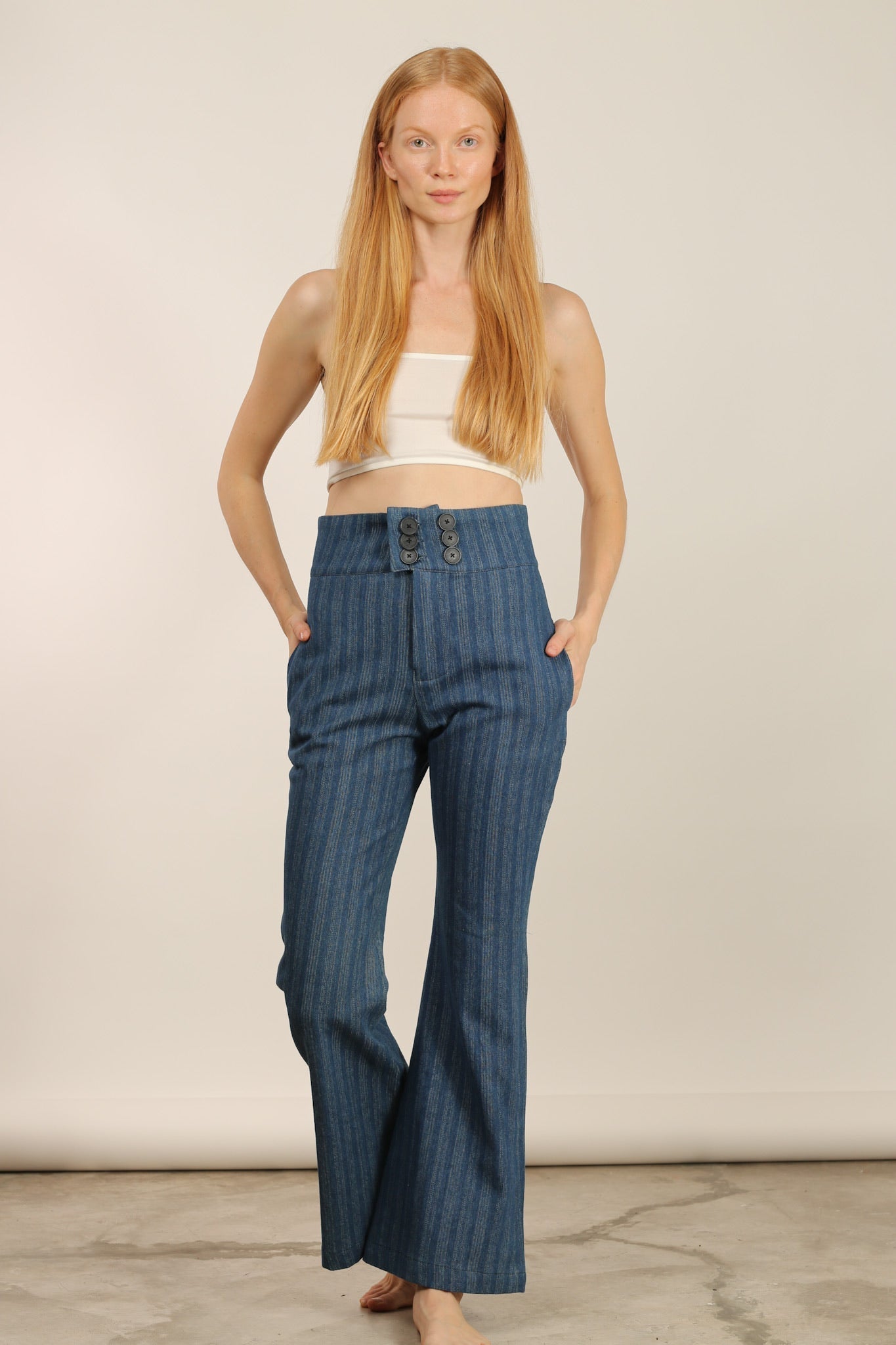 DENIM PANTS ATHENA - MOMO STUDIO BERLIN - Berlin Concept Store - sustainable & ethical fashion