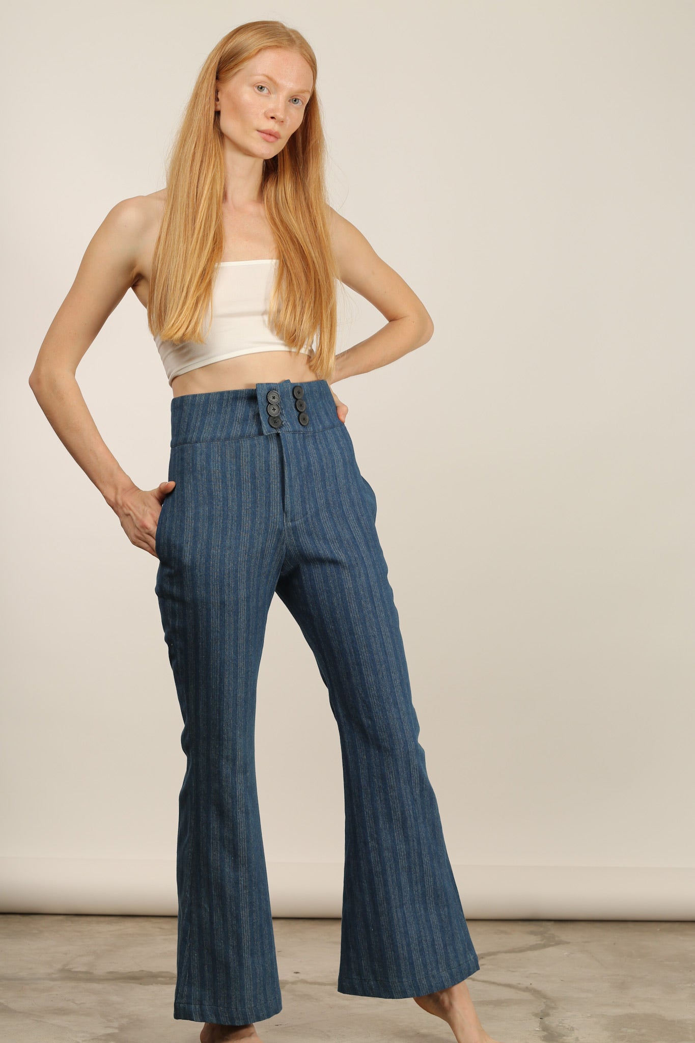 DENIM PANTS ATHENA - MOMO STUDIO BERLIN - Berlin Concept Store - sustainable & ethical fashion