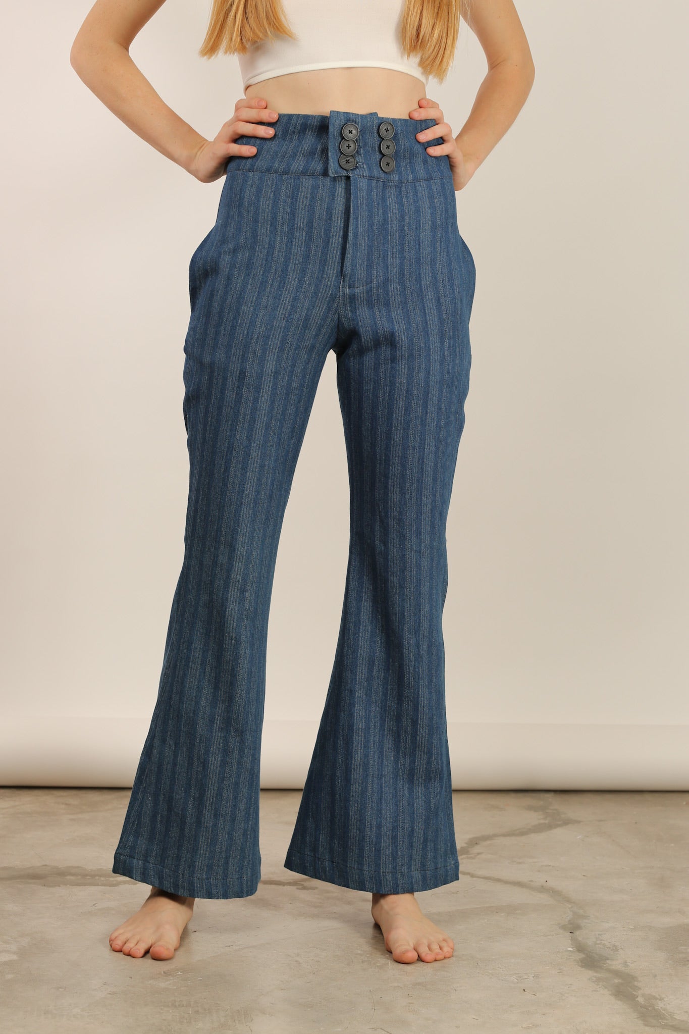 DENIM PANTS ATHENA - MOMO STUDIO BERLIN - Berlin Concept Store - sustainable & ethical fashion